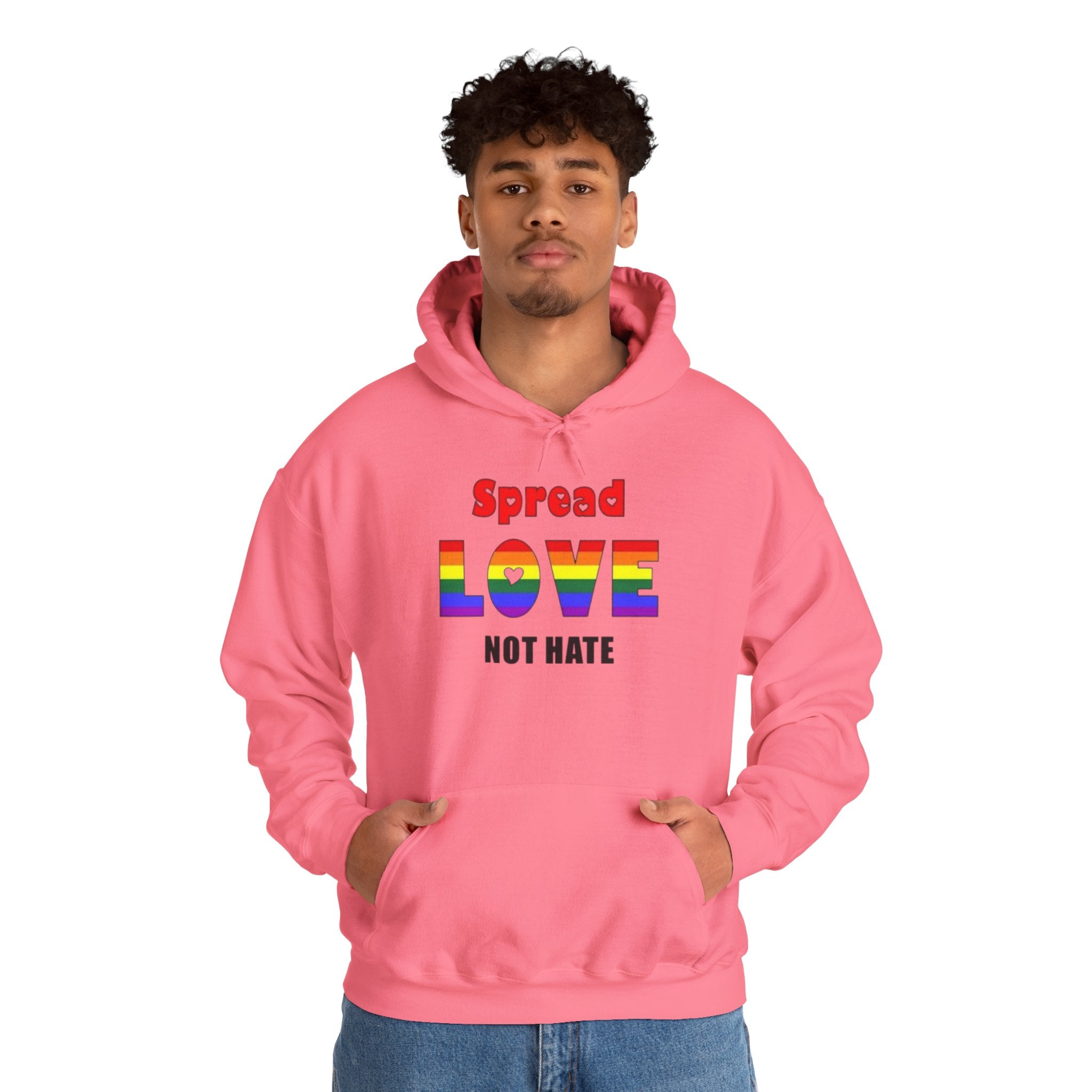 Spread Love Not Hate Unisex Hoodie