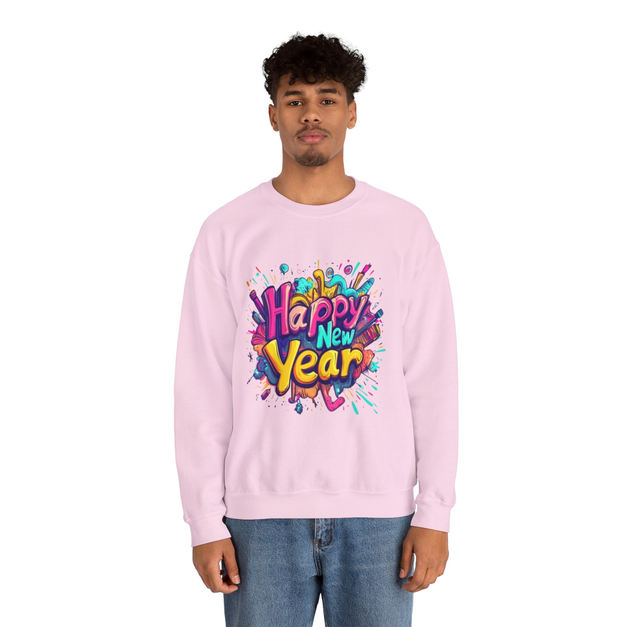 2026 Happy New Year DOUBLE SIDED Unisex Heavy Blend™ Crewneck Sweatshirt