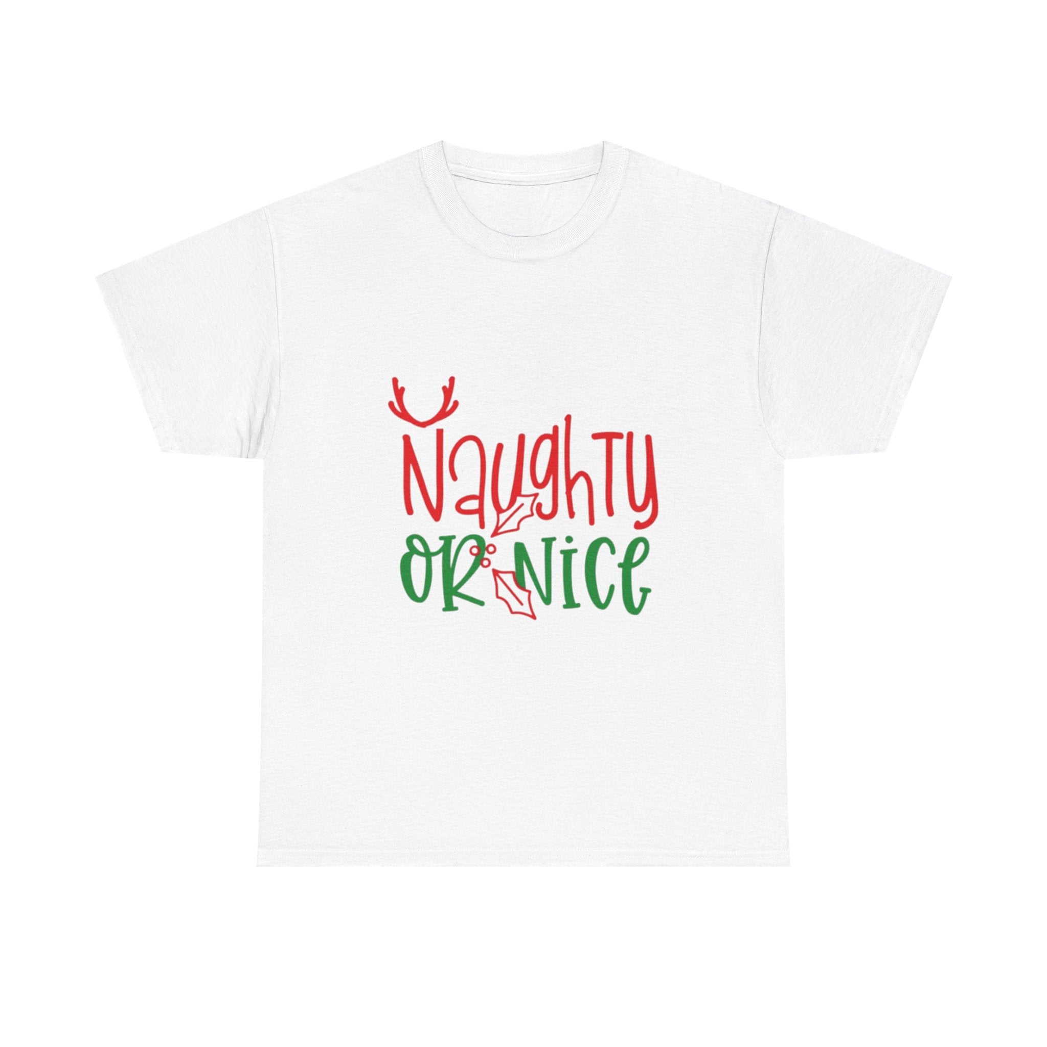 Naughty Or Nice Unisex Heavy Cotton T-Shirt