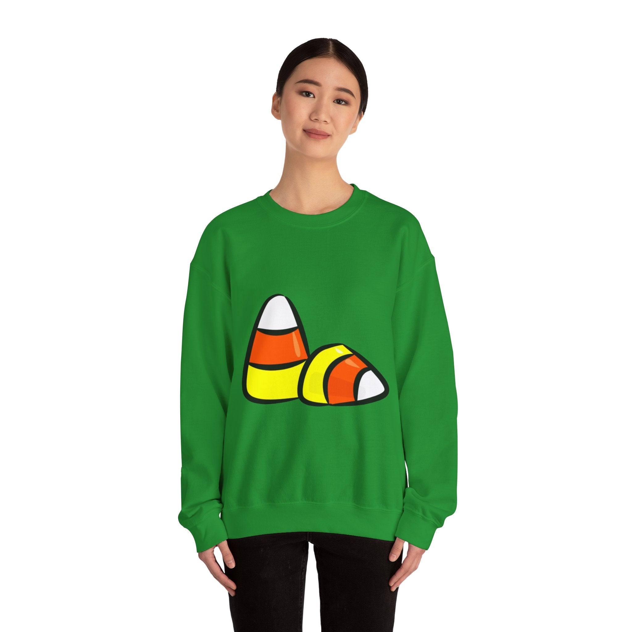 Halloween Candy Corn Unisex Heavy Blend™ Crewneck Sweatshirt