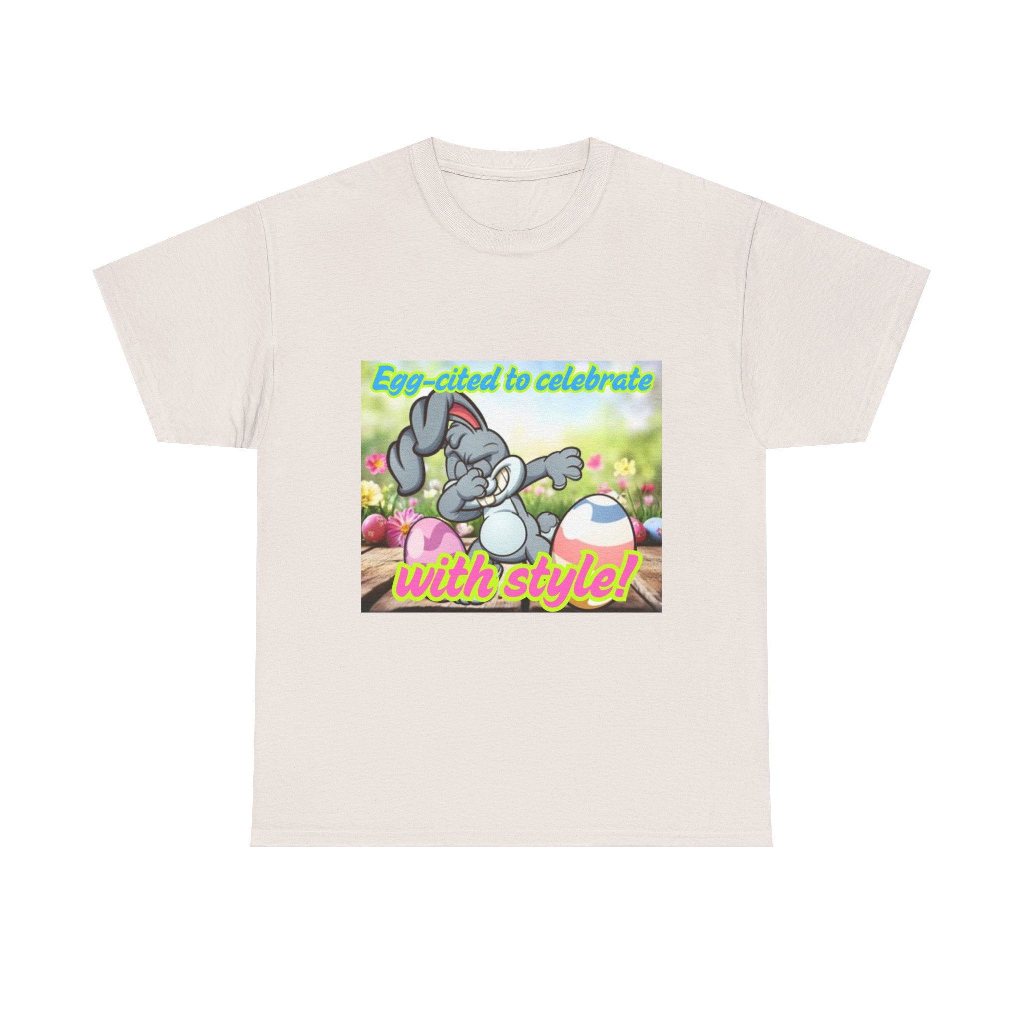 Egg-cited to Celebrate With Style Unisex Heavy Cotton T-Shirt