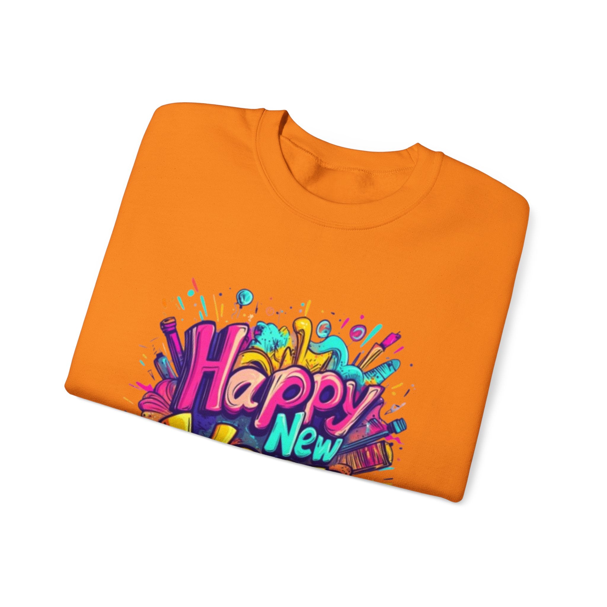 2026 Happy New Year DOUBLE SIDED Unisex Heavy Blend™ Crewneck Sweatshirt