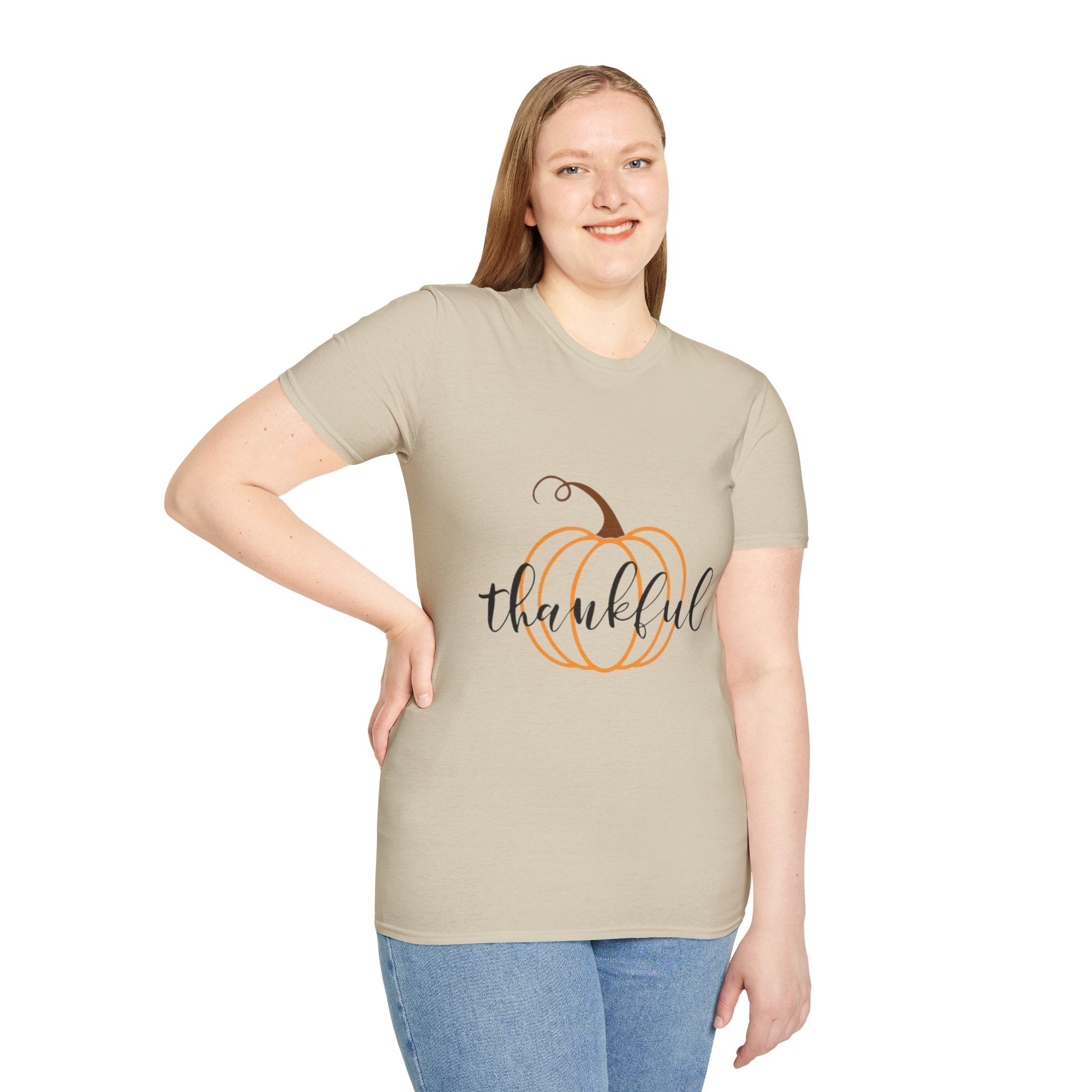 Thankful Pumpkin Unisex Softstyle T-Shirt