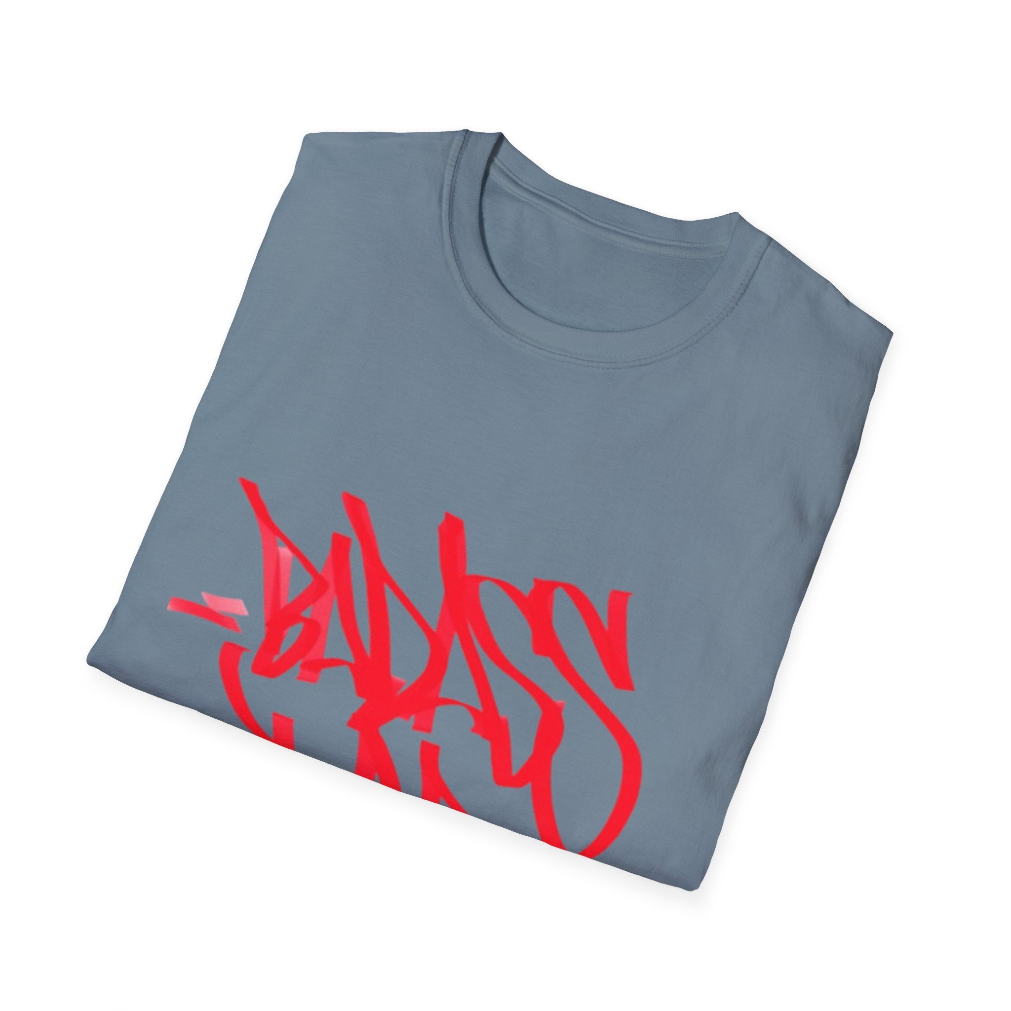 Red Graffiti Style Unisex Softstyle T-Shirt
