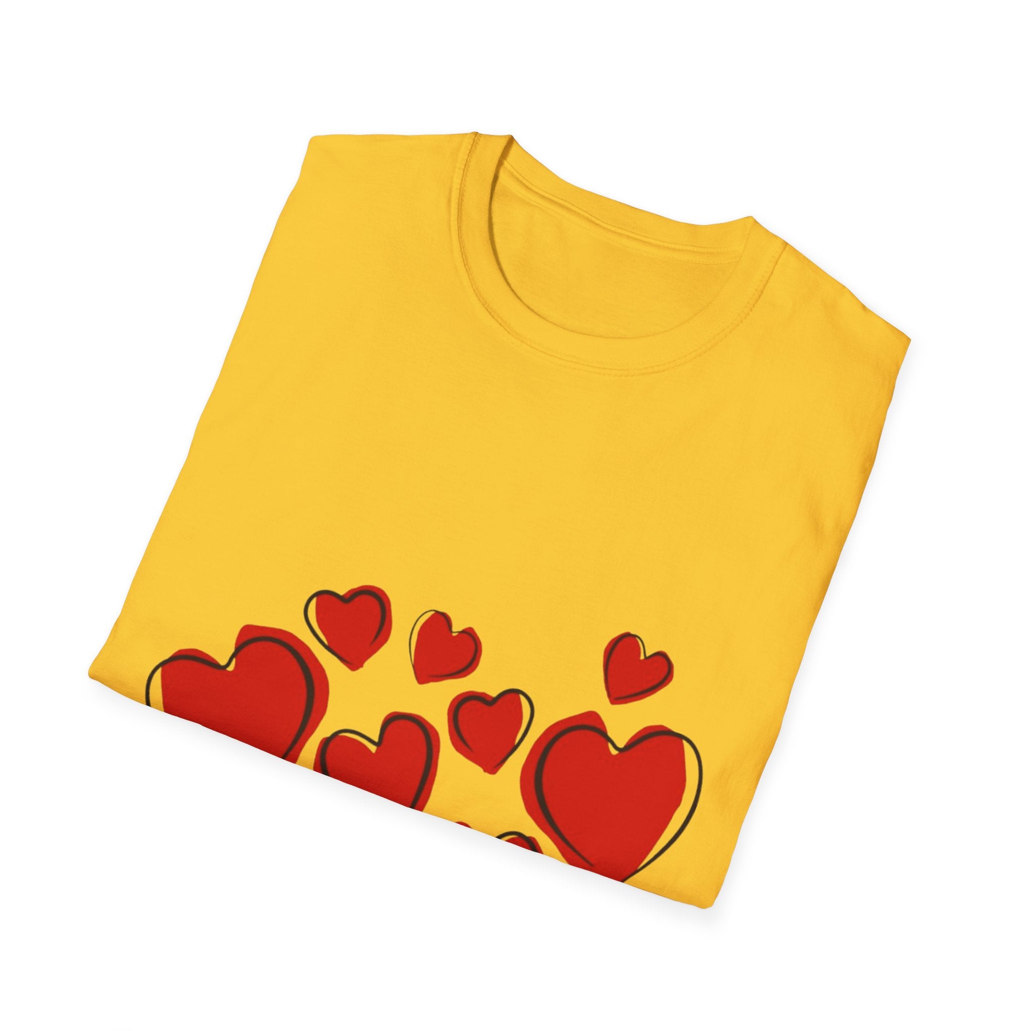 Valentine's Day Hearts Unisex Softstyle T-Shirt