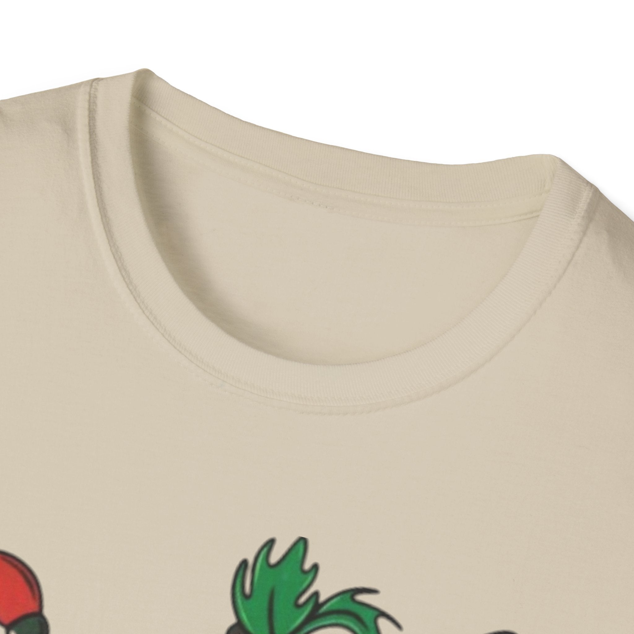 Festive Reindeer Unisex Softstyle T-Shirt