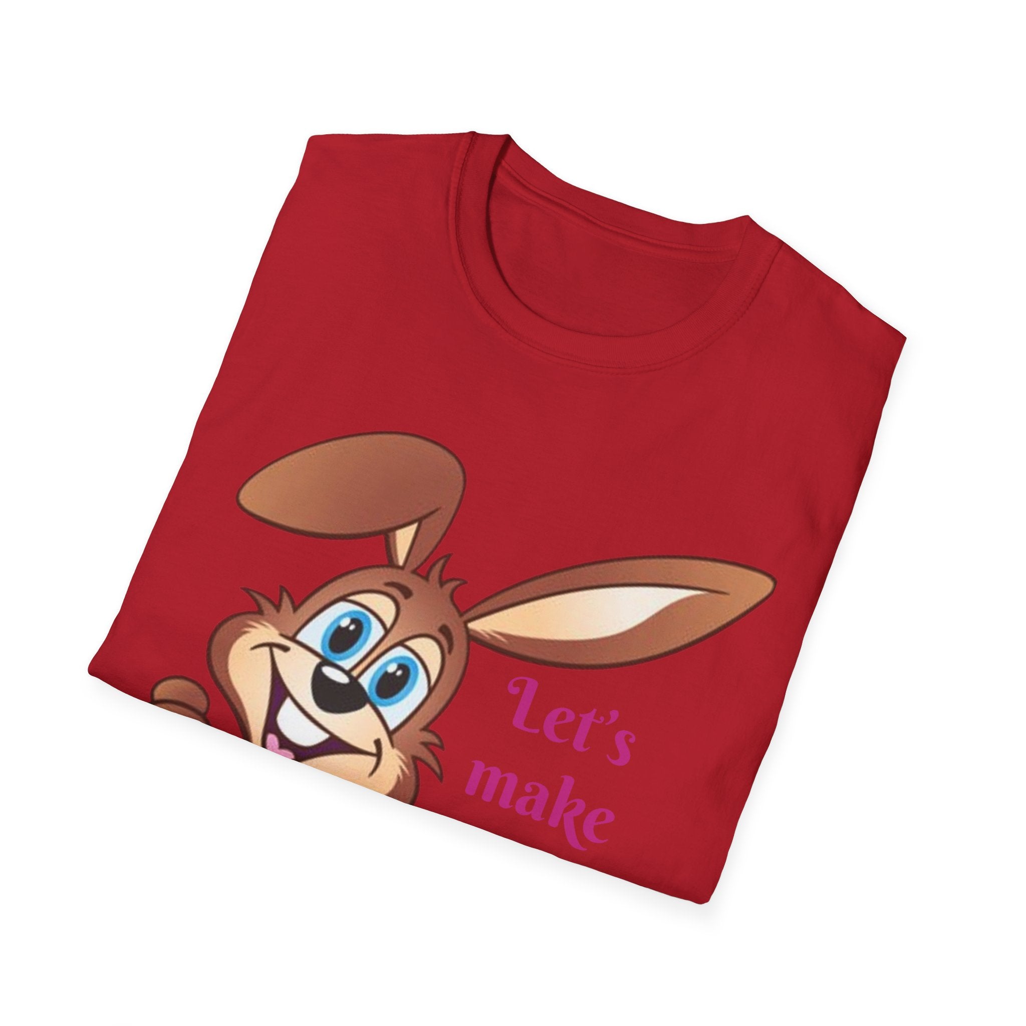 Let's make Today Amazing Together Bunny Unisex Softstyle T-Shirt