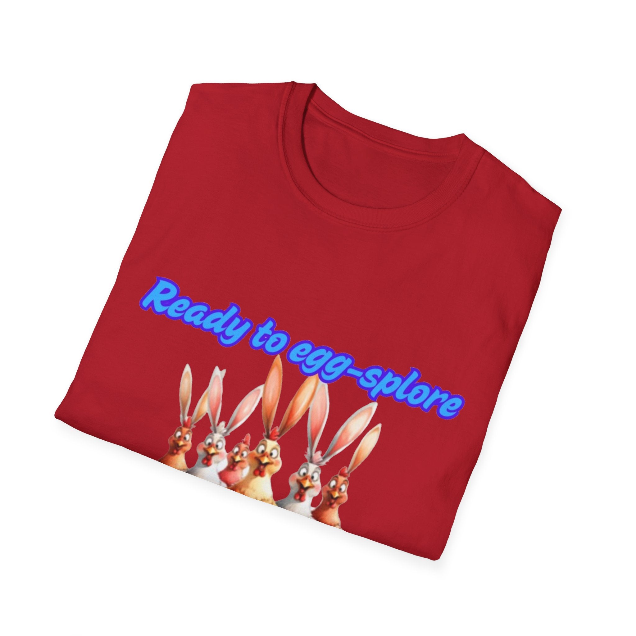 Ready To Egg-splore Some Serious Easter Fun Unisex Softstyle T-Shirt