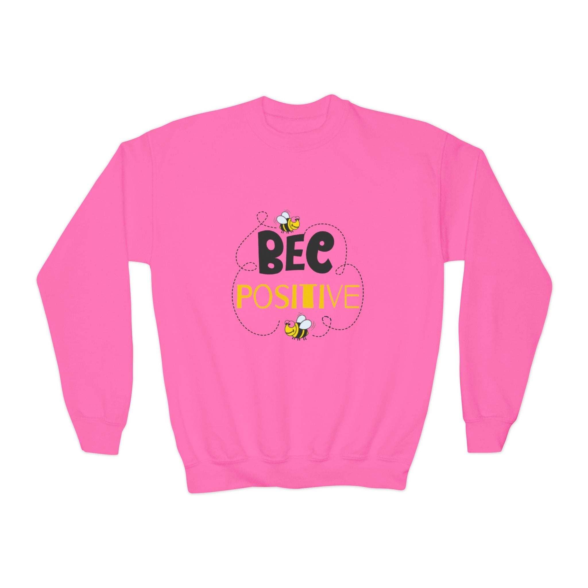 Bee Positive Youth Crewneck Sweatshirt