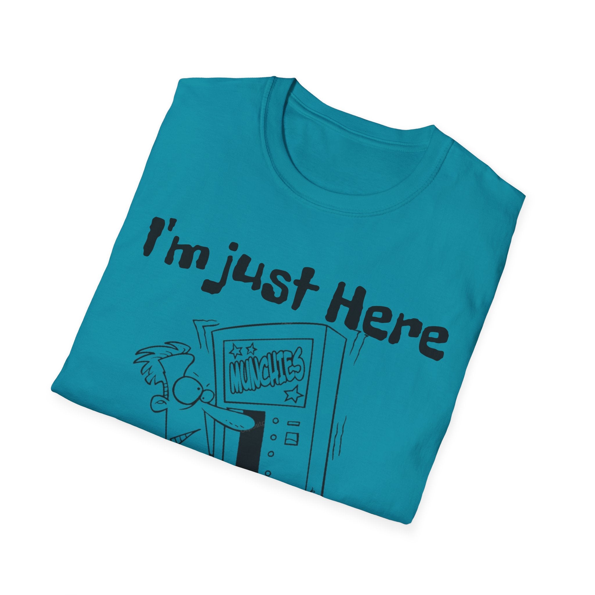 I'm Just Here For The Snacks Unisex SoftstyleT-Shirt