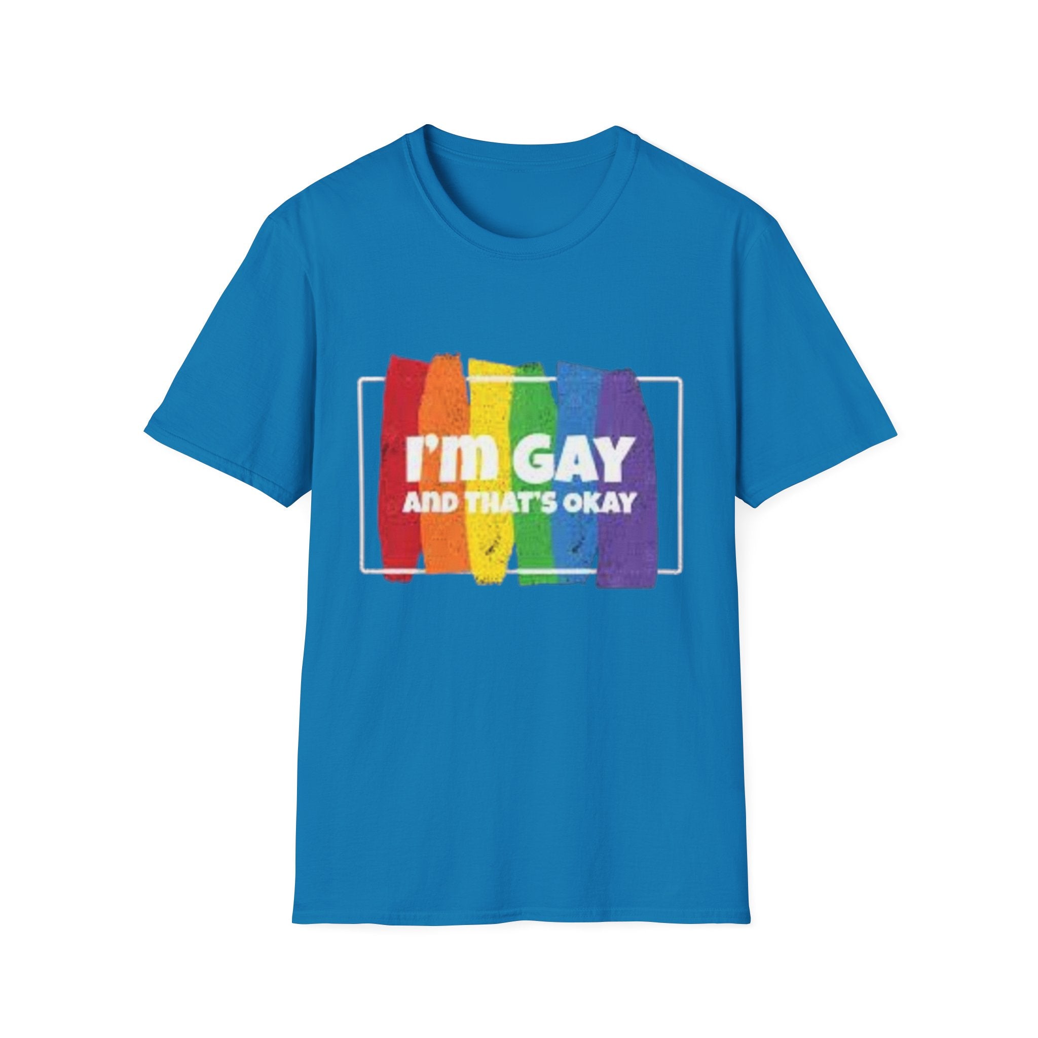 I'm GAY And That's Okay Unisex Softstyle T-Shirt