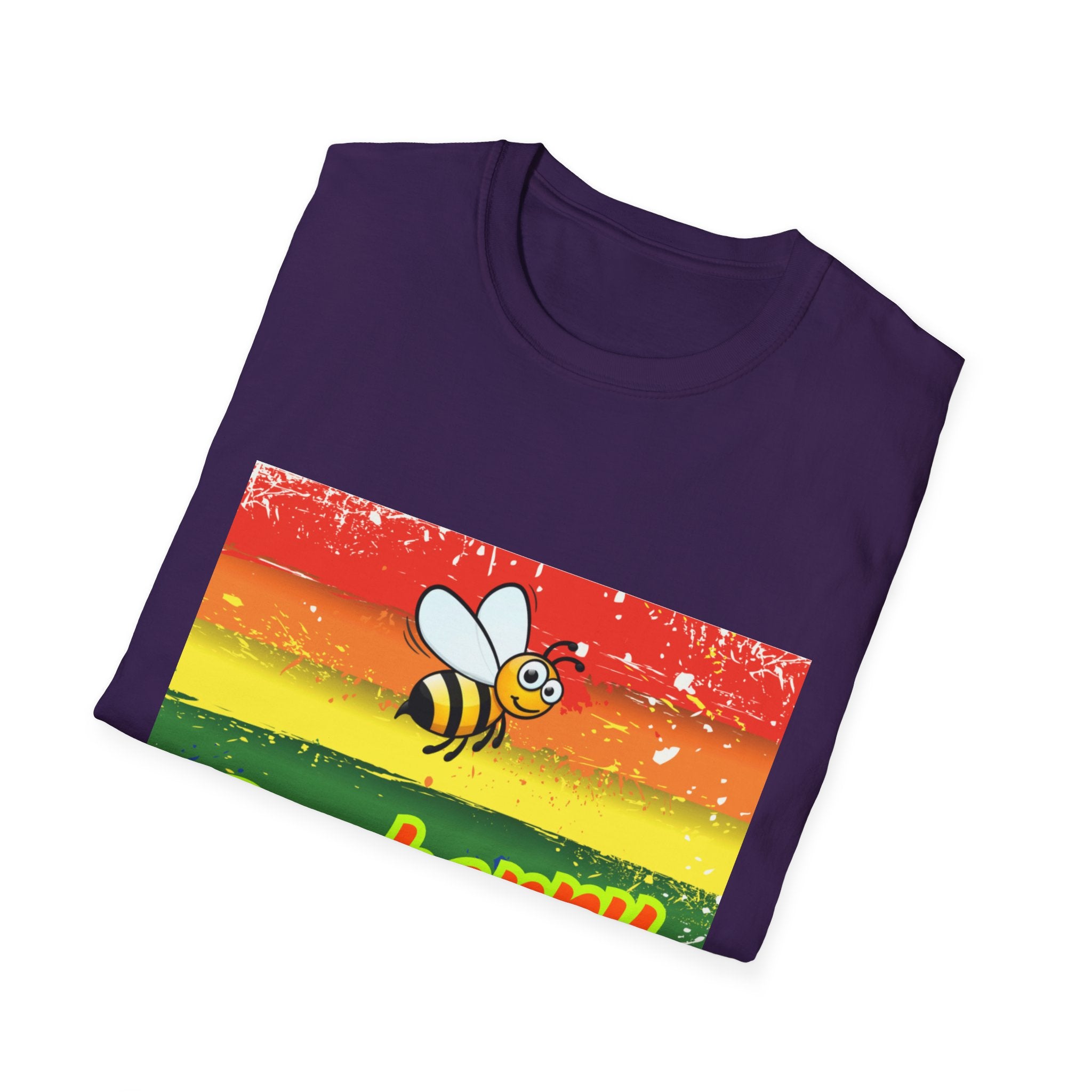 Bee Happy Unisex Softstyle T-Shirt