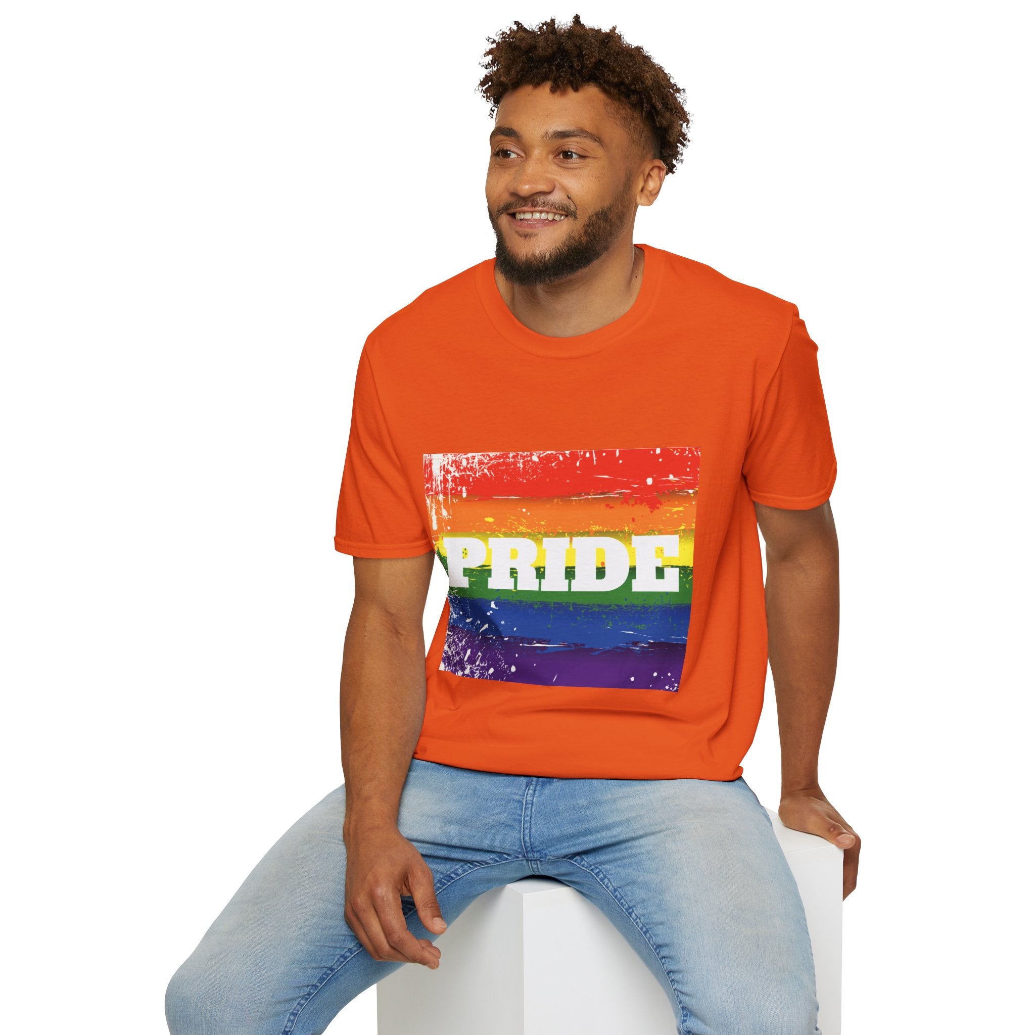 Pride Rainbow Unisex Softstyle T-Shirt