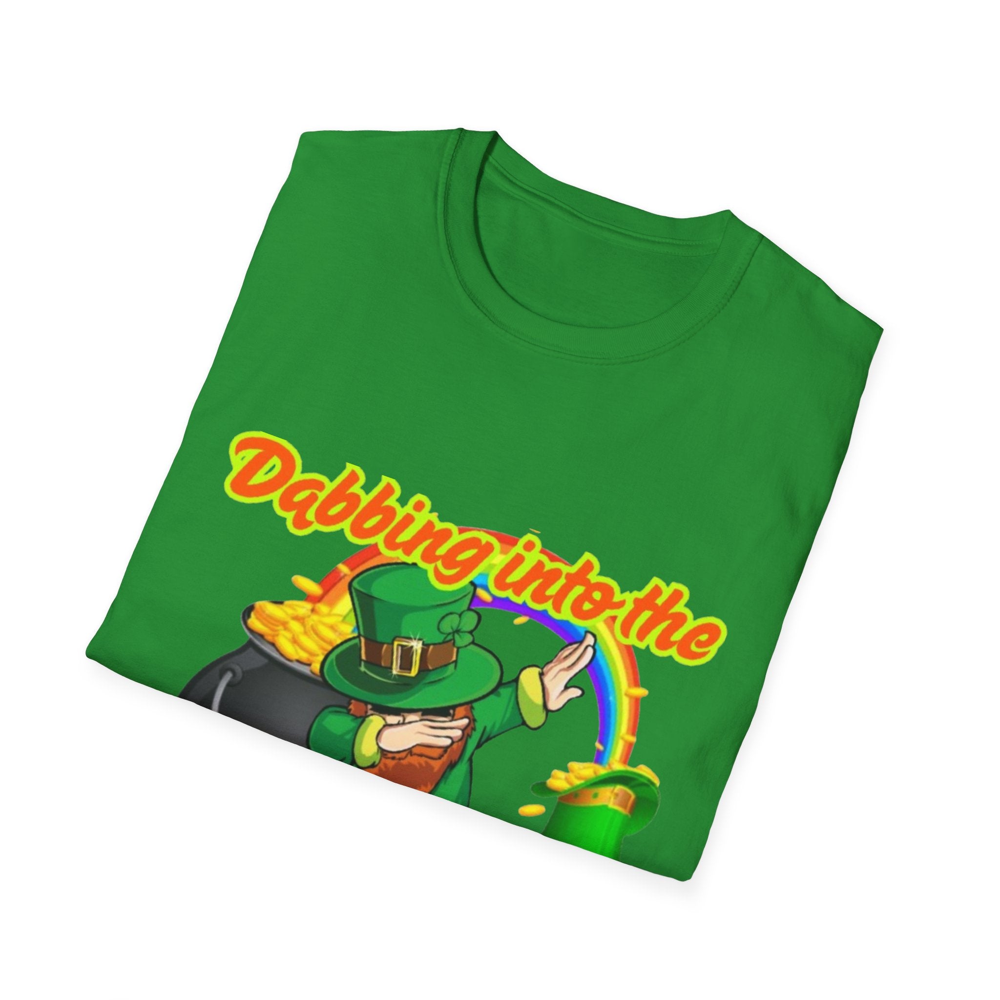 Dabbing Into The Luck Of The Irish! Unisex Unisex T-Shirt
