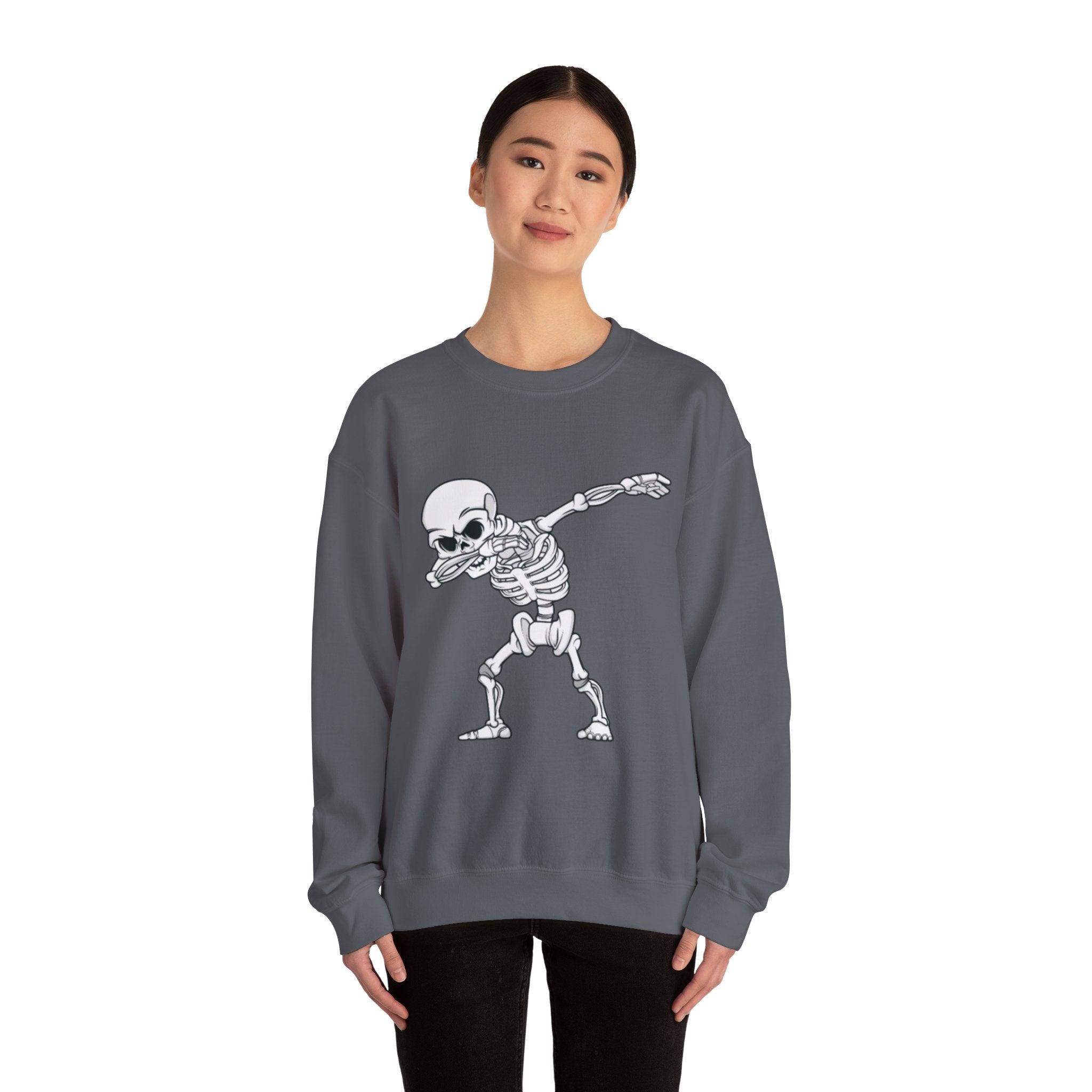 Dabbing Skeleton Unisex Crewneck Sweatshirt