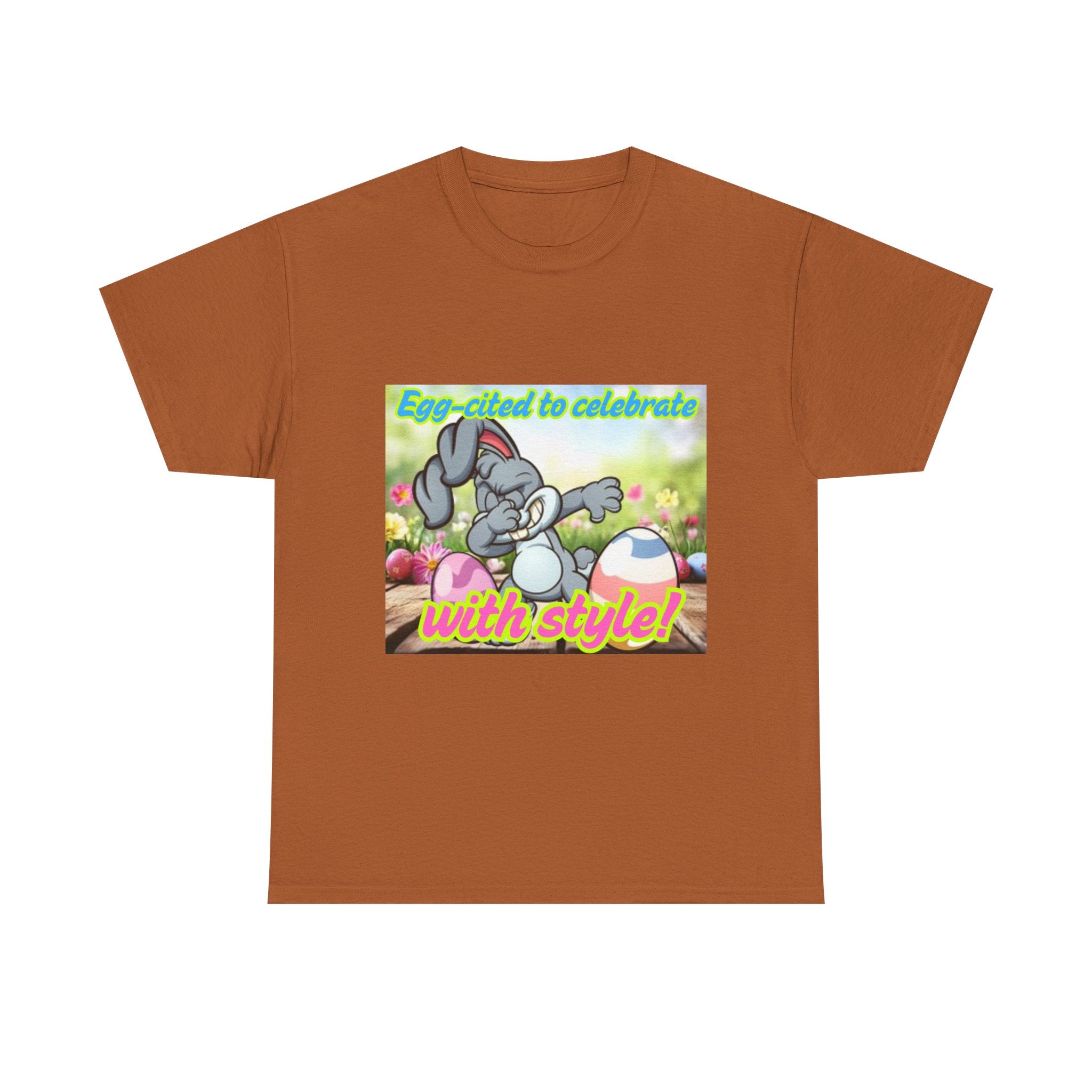 Egg-cited to Celebrate With Style Unisex Heavy Cotton T-Shirt