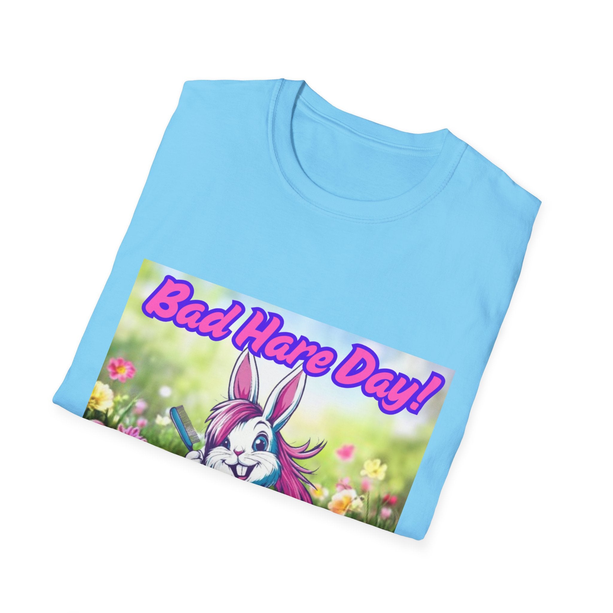 Bad Hare Day Unisex Softstyle T-Shirt