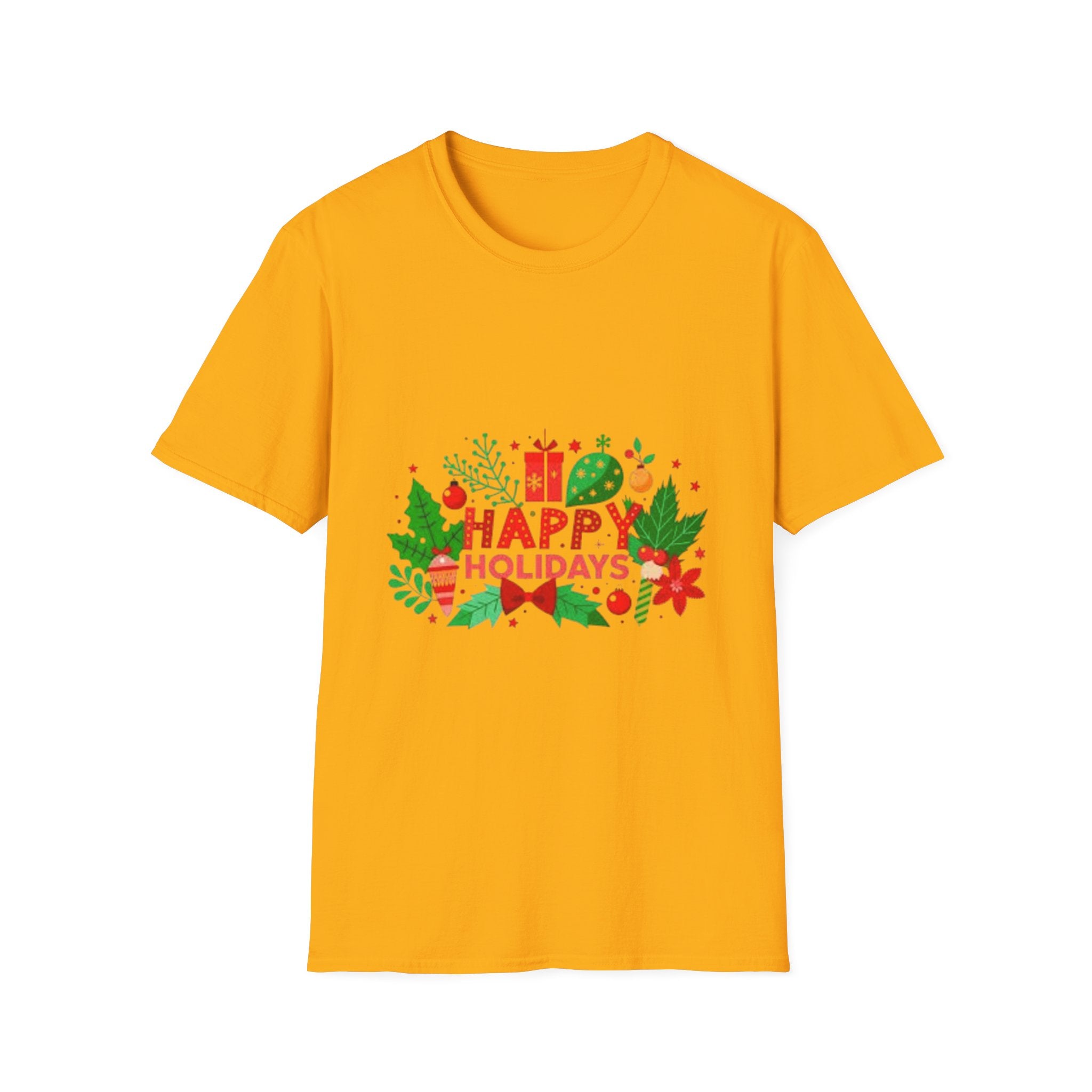Happy Holidays Unisex Softstyle T-Shirt