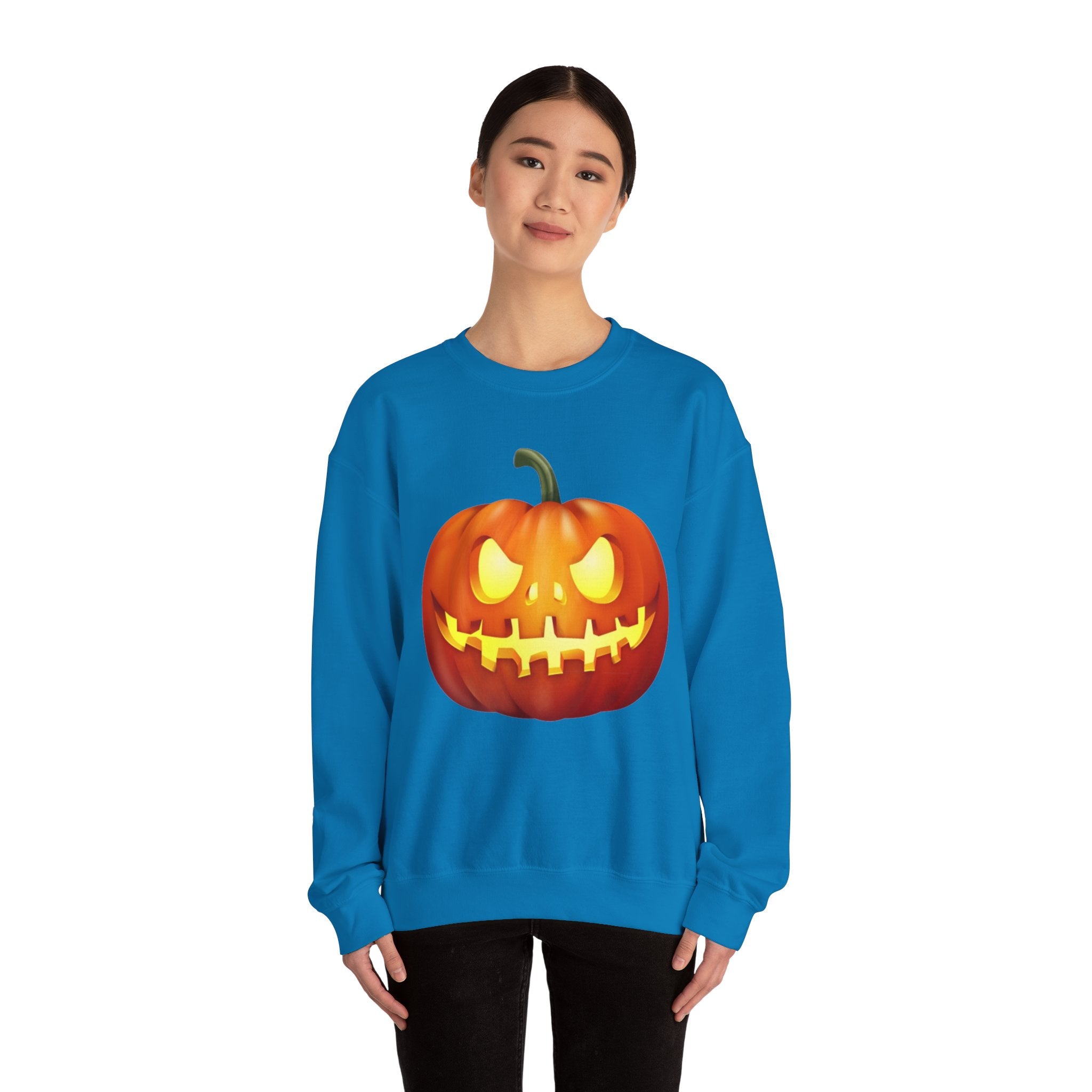 Halloween Pumpkin Unisex Heavy Blend™ Crewneck Sweatshirt