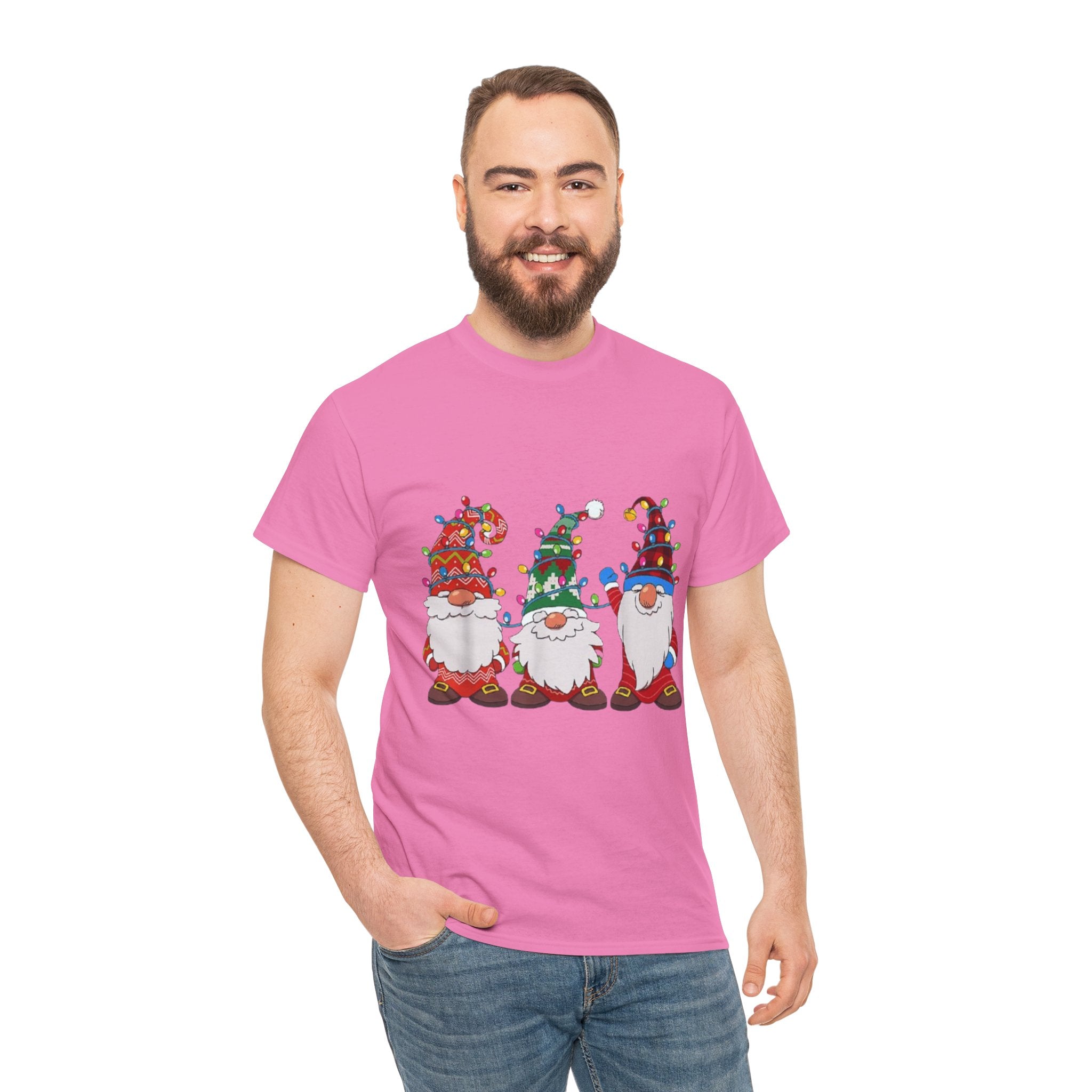 Christmas Gnome Unisex Heavy Cotton T-Shirt