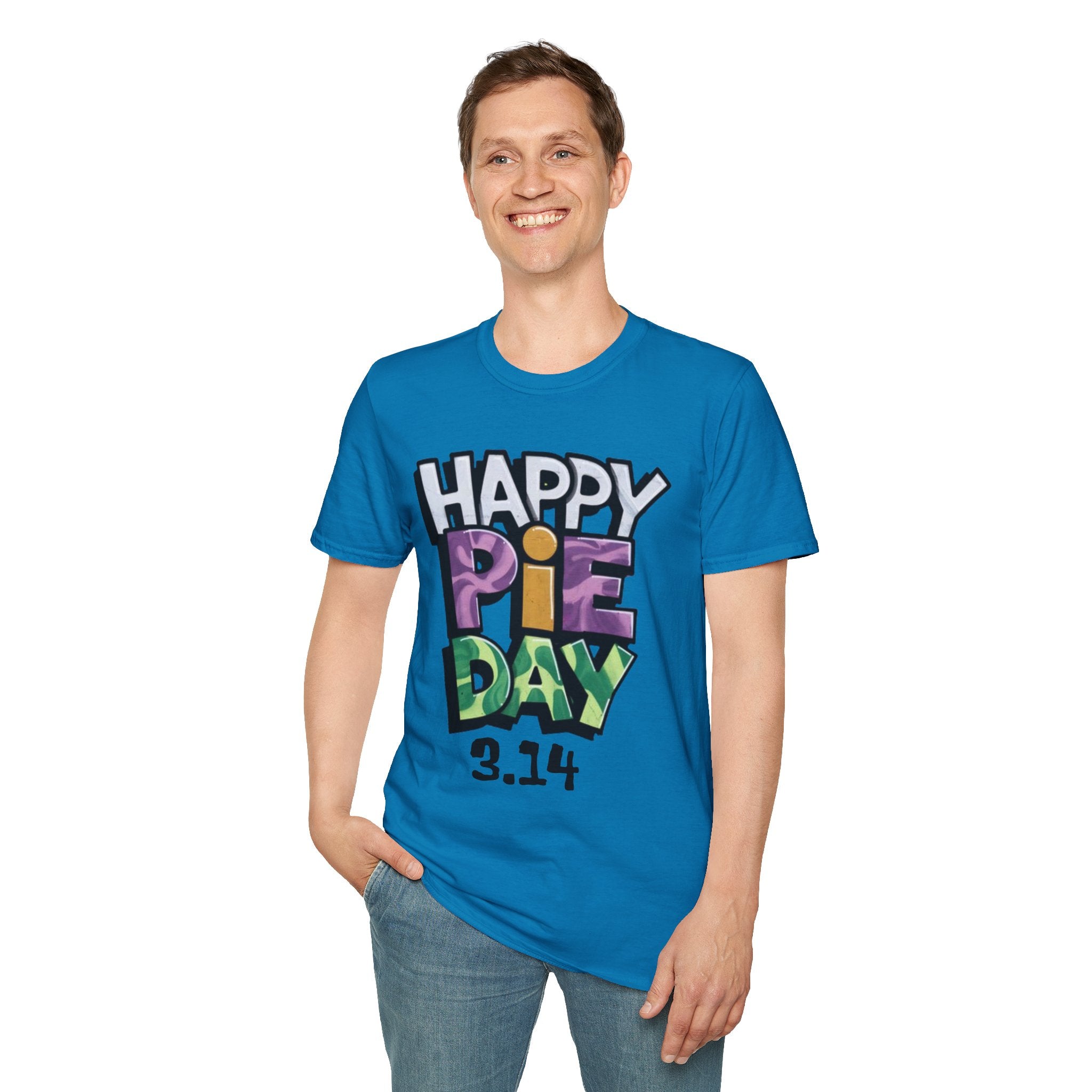 Happy Pi Day Unisex Softstyle T-Shirt