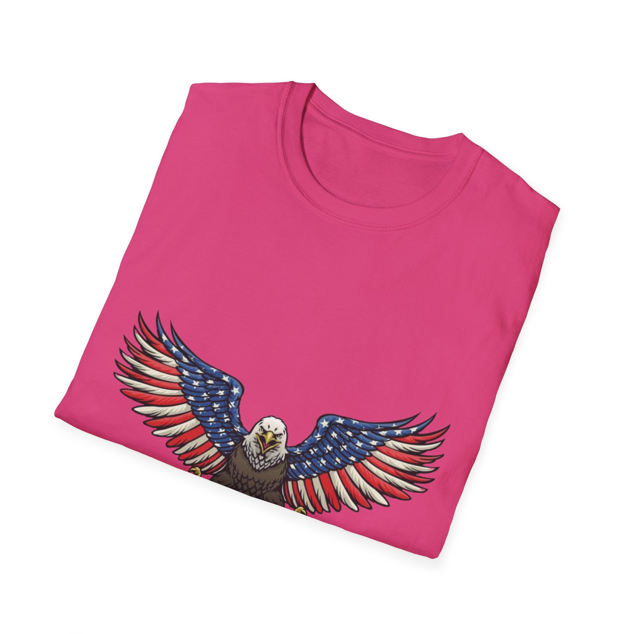 Patriotic Eagle Unisex Softstyle T-Shirt
