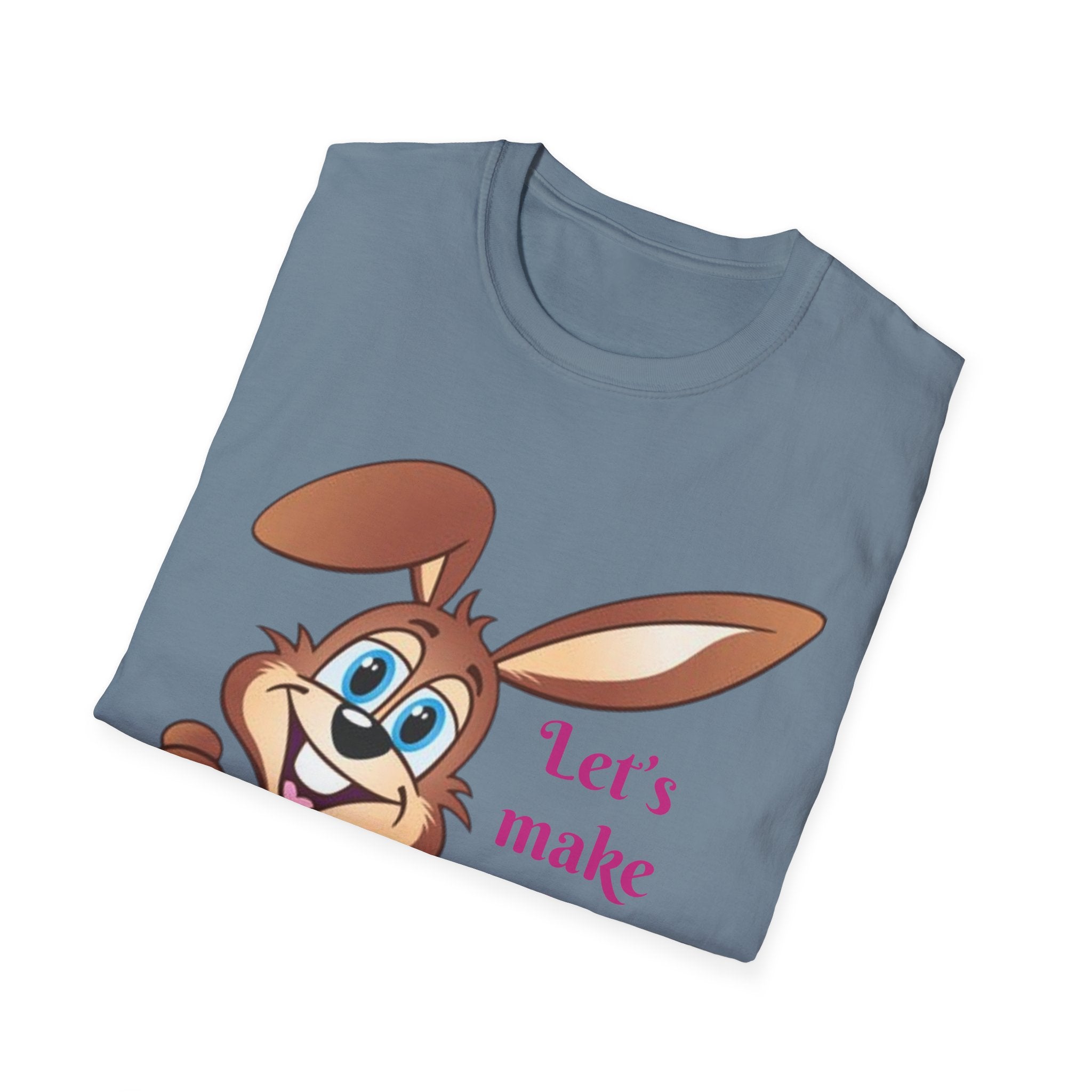 Let's make Today Amazing Together Bunny Unisex Softstyle T-Shirt