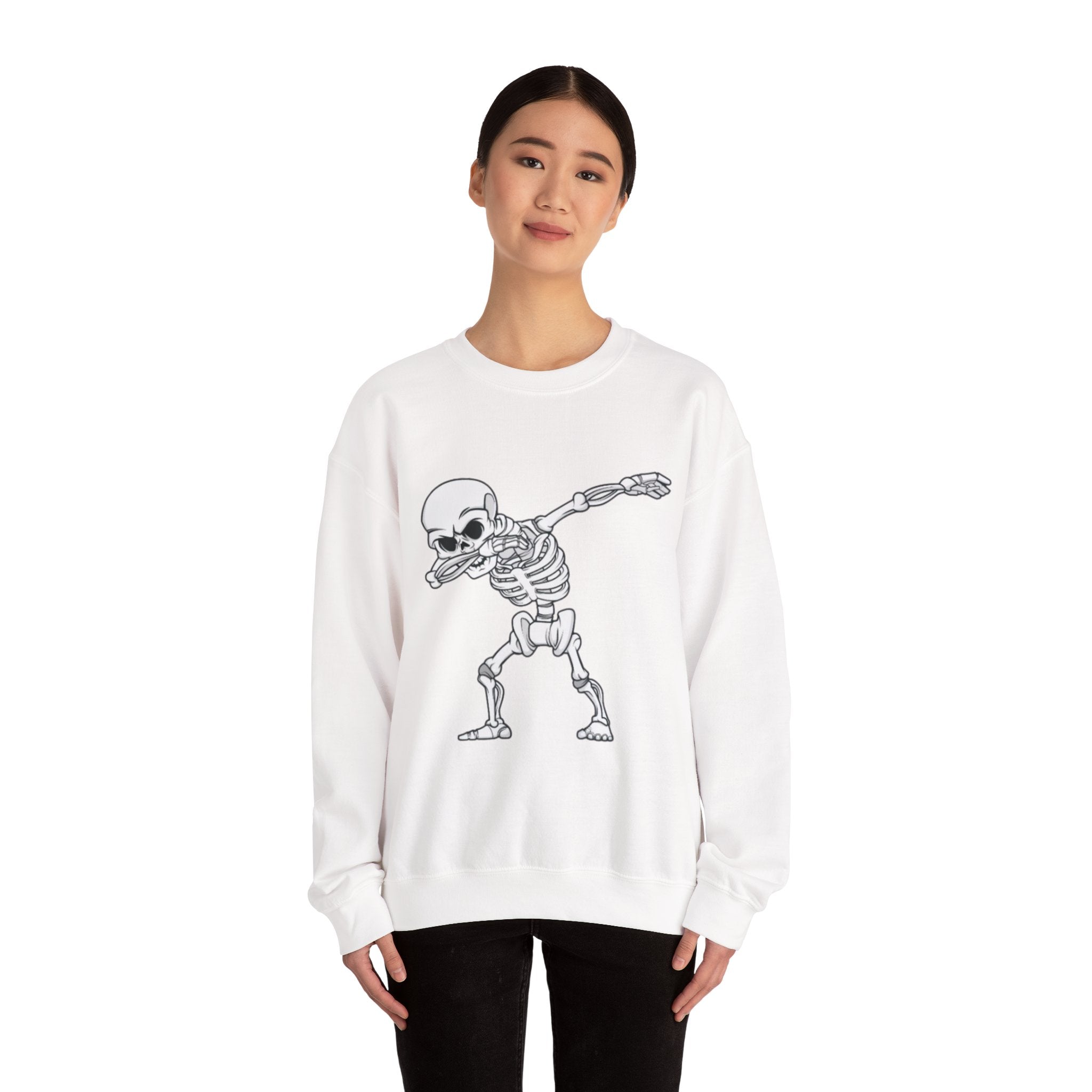 Dabbing Skeleton Unisex Crewneck Sweatshirt
