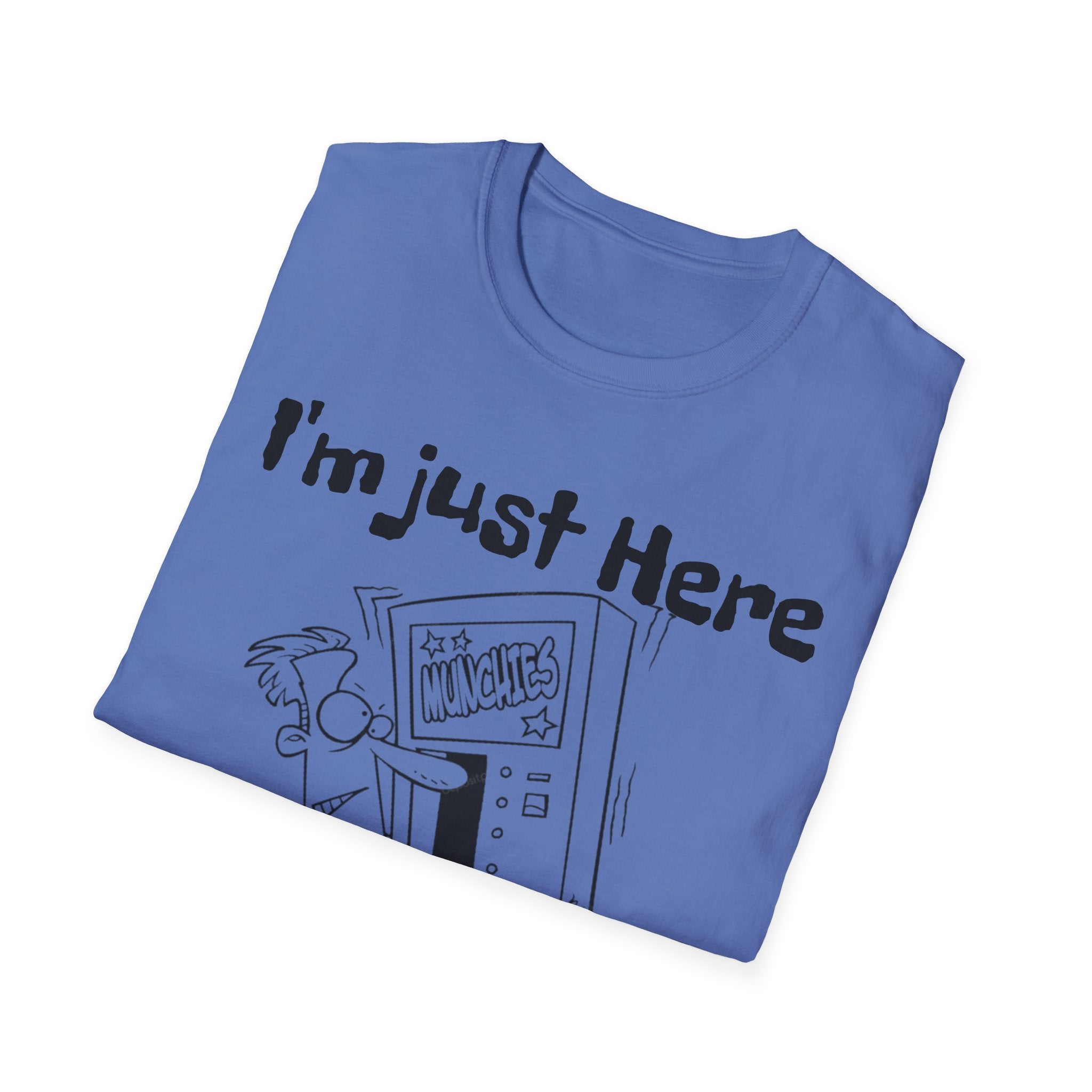 I'm Just Here For The Snacks Unisex SoftstyleT-Shirt