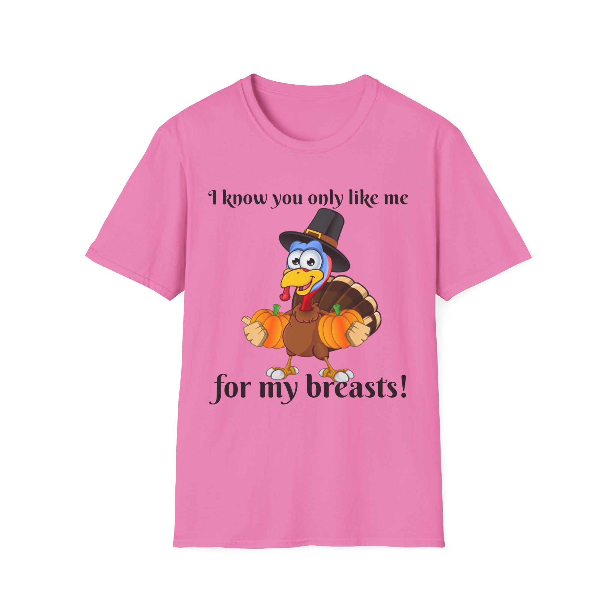 I Know You Only Like Me For My Breasts Unisex Softstyle T-Shirt