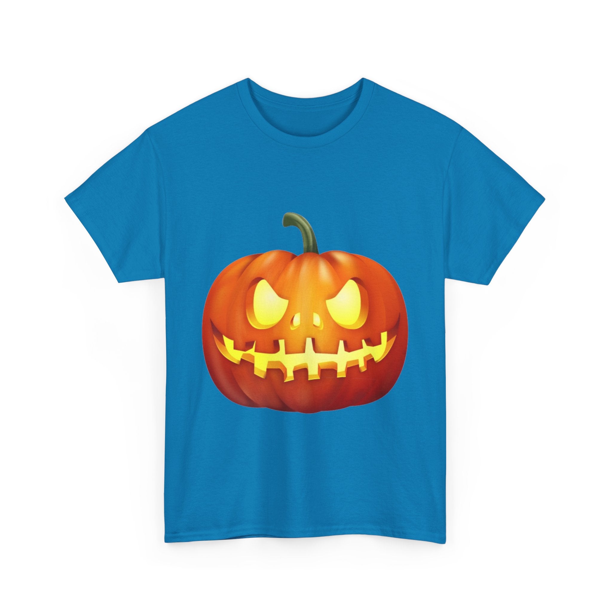Halloween Pumpkin Unisex Heavy Cotton T-Shirt