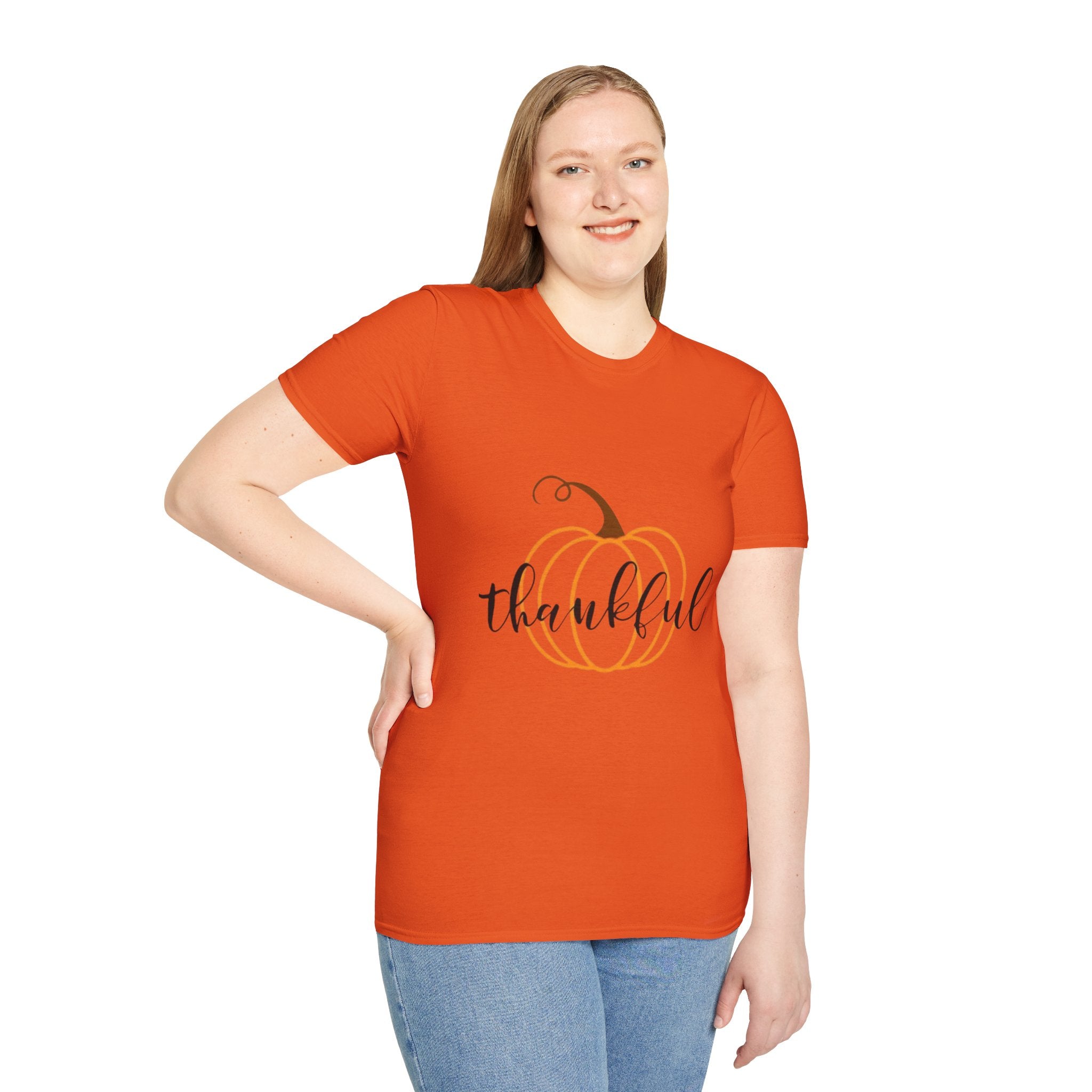 Thankful Pumpkin Unisex Softstyle T-Shirt