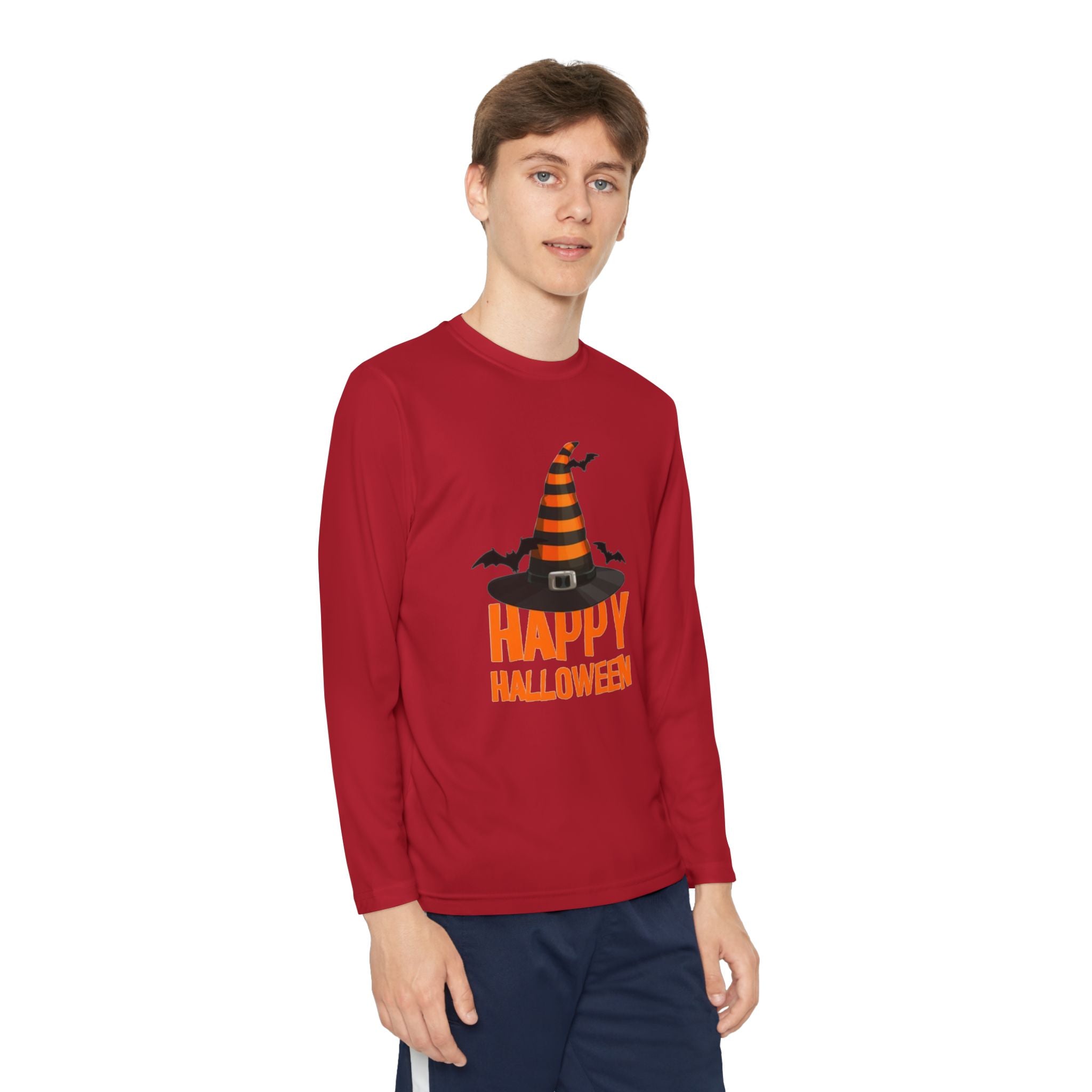 Happy Halloween Youth Long Sleeve Competitor T-Shirt