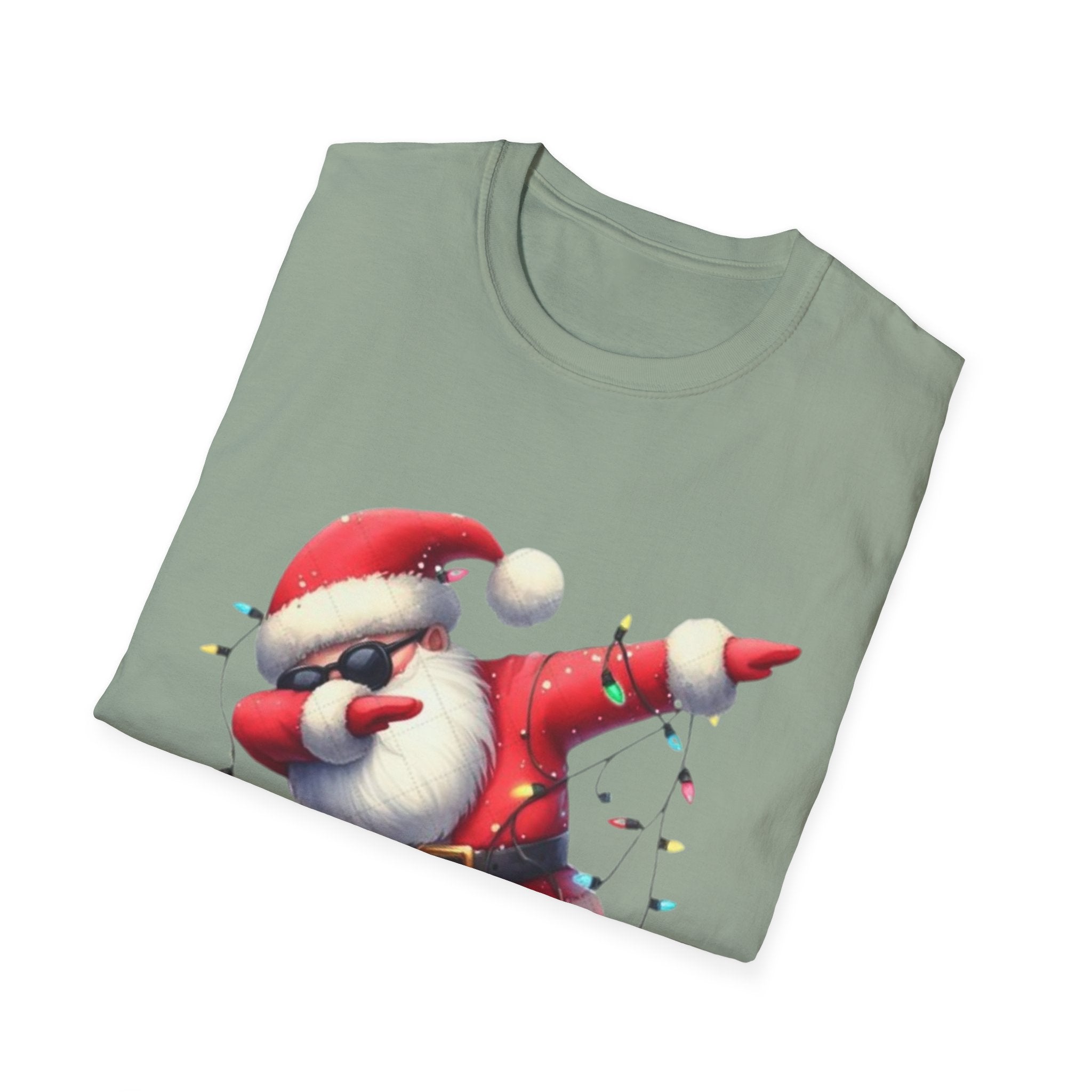Dabbing Santa Unisex Softstyle T-Shirt