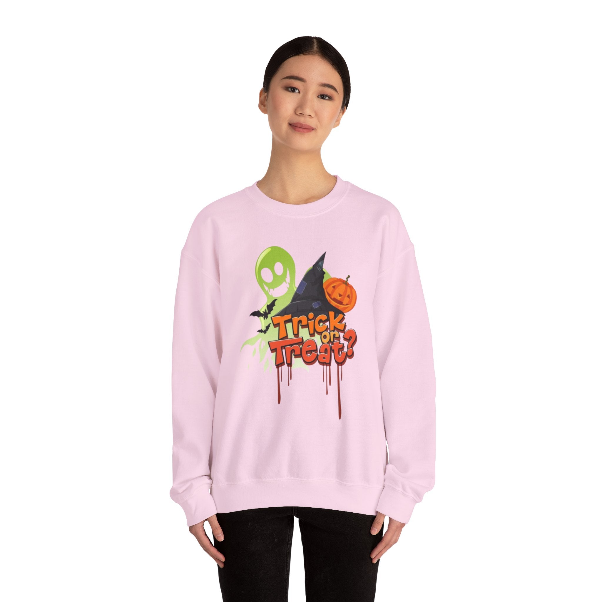 Halloween Trick or Treat Unisex Heavy Blend™ Crewneck Sweatshirt