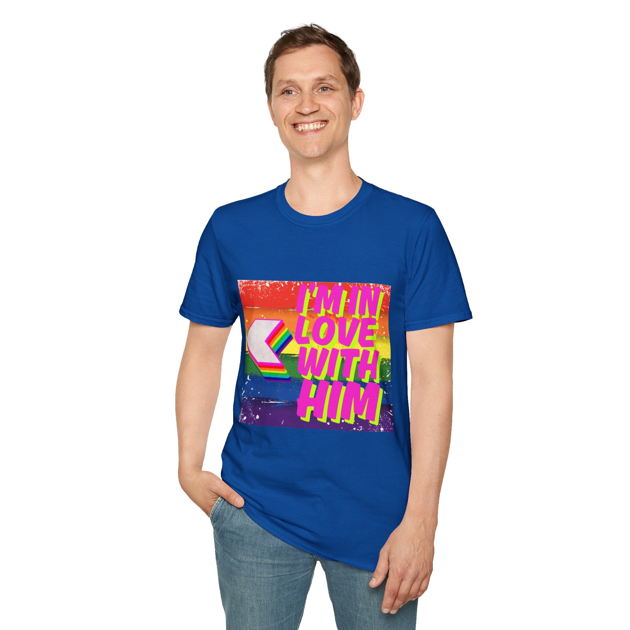 I'm In Love With Him Unisex Softstyle T-Shirt