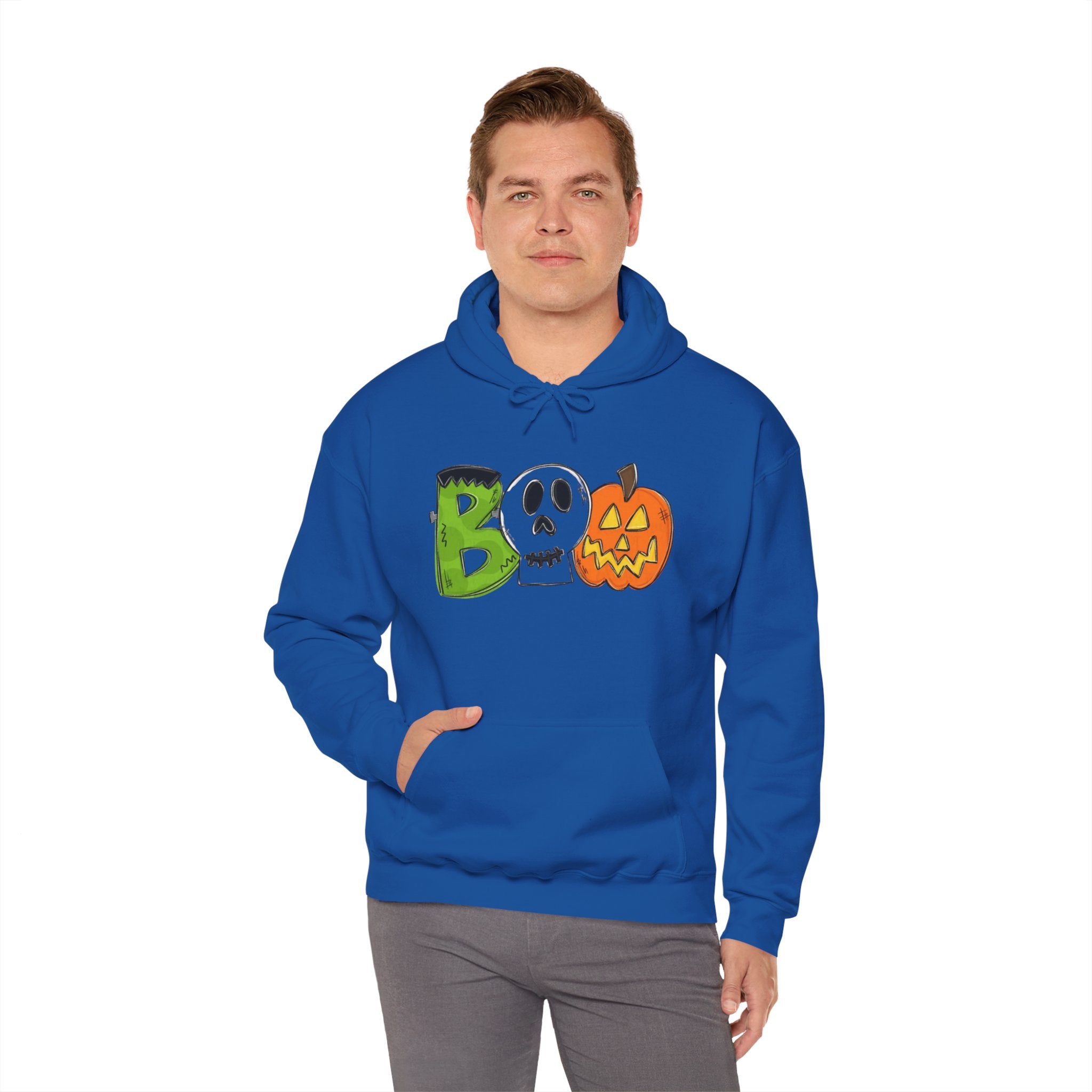 Halloween Boo Unisex Heavy Blend™ Hooded Sweatshirt