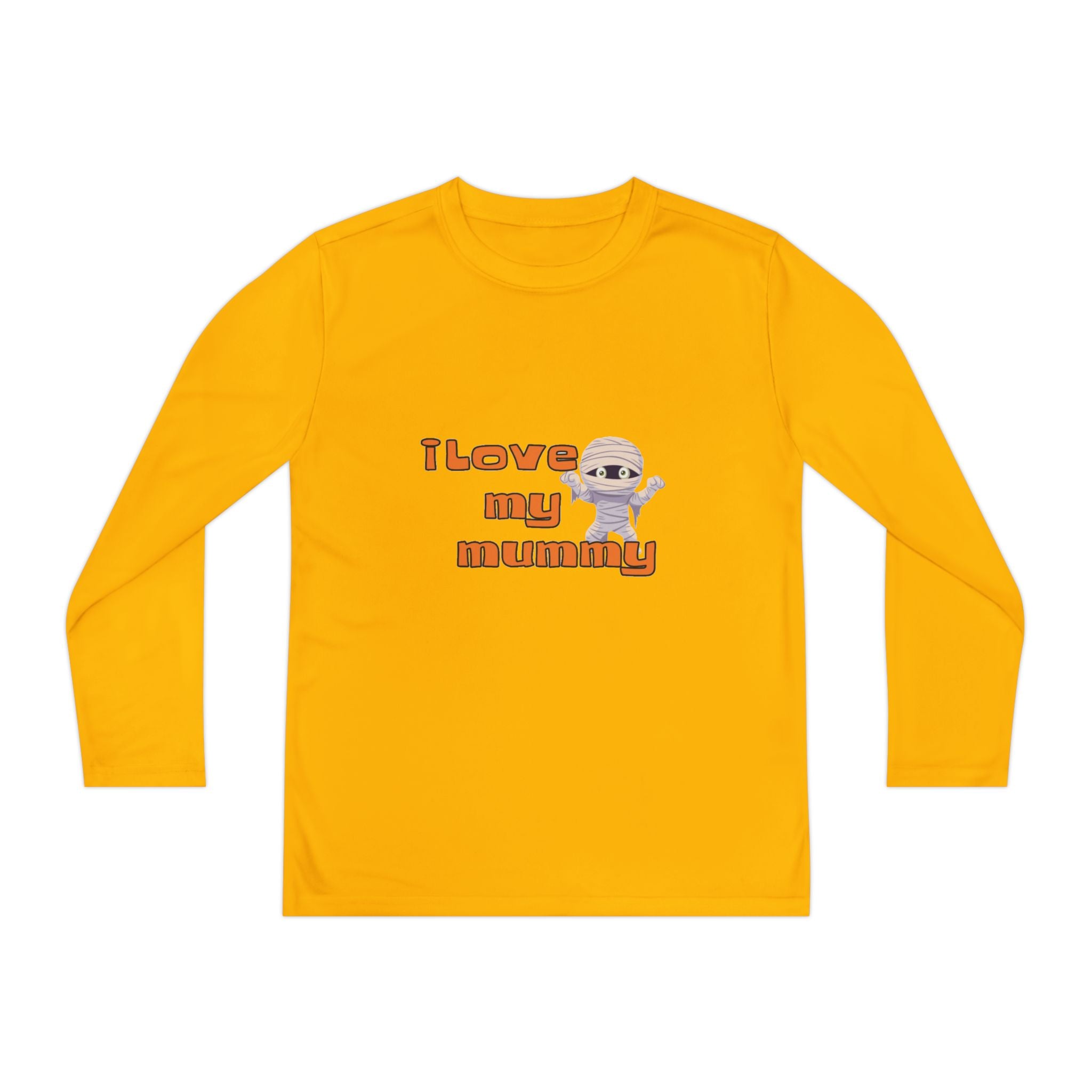 I Love My Mummy Youth Long Sleeve Competitor T-Shirt