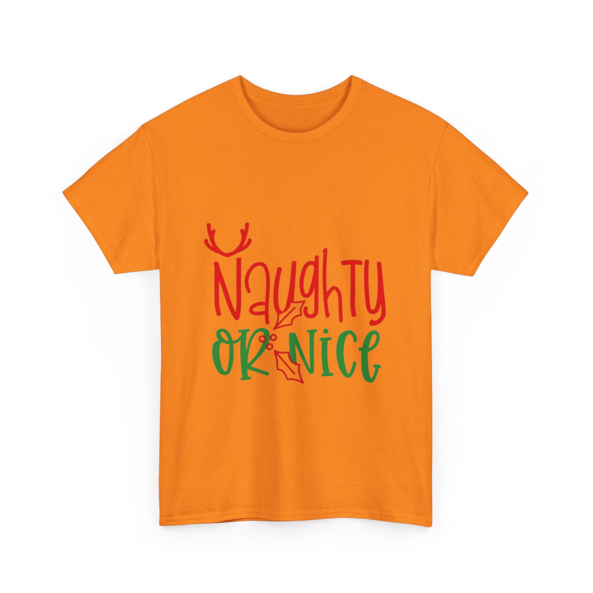 Naughty Or Nice Unisex Heavy Cotton T-Shirt