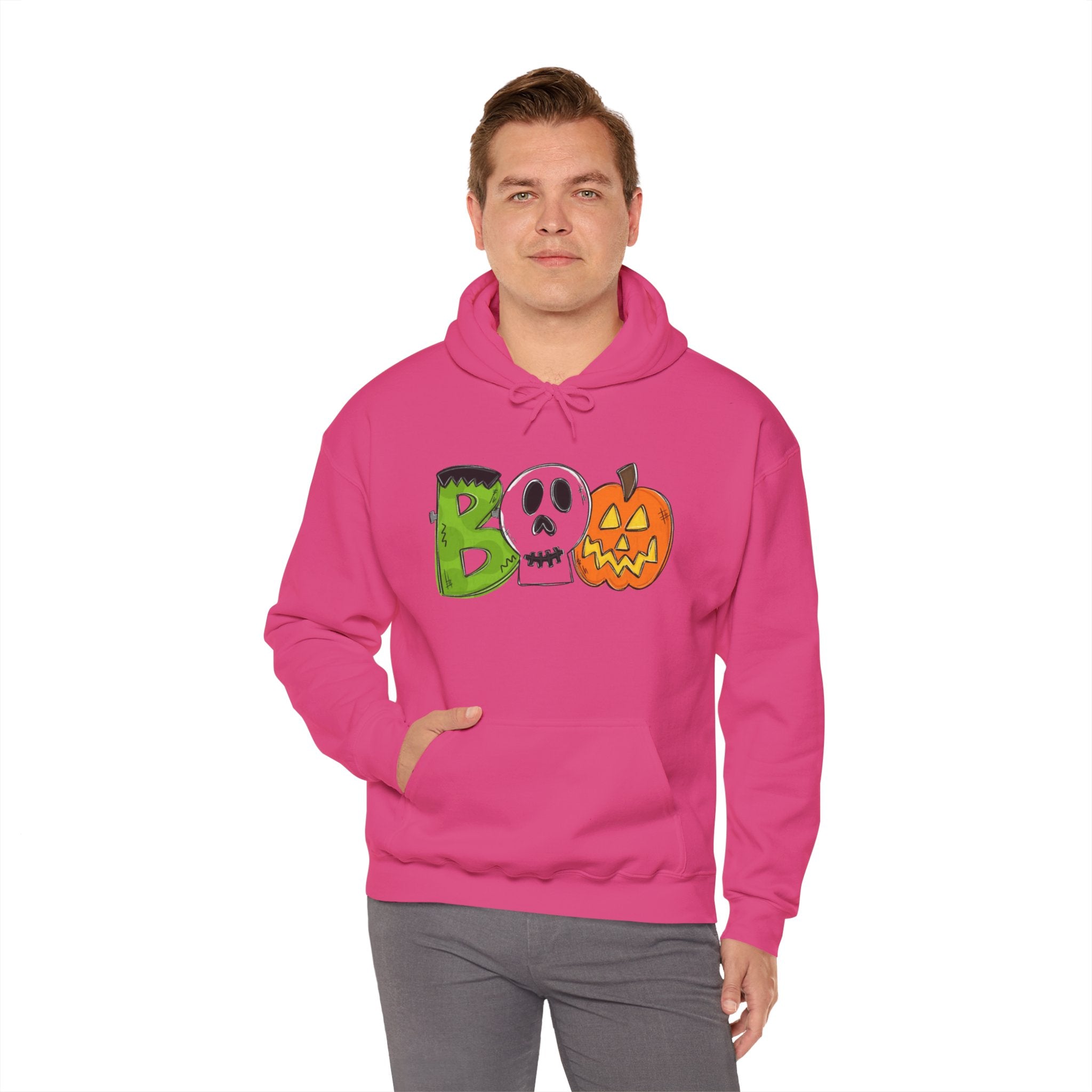 Halloween Boo Unisex Heavy Blend™ Hooded Sweatshirt