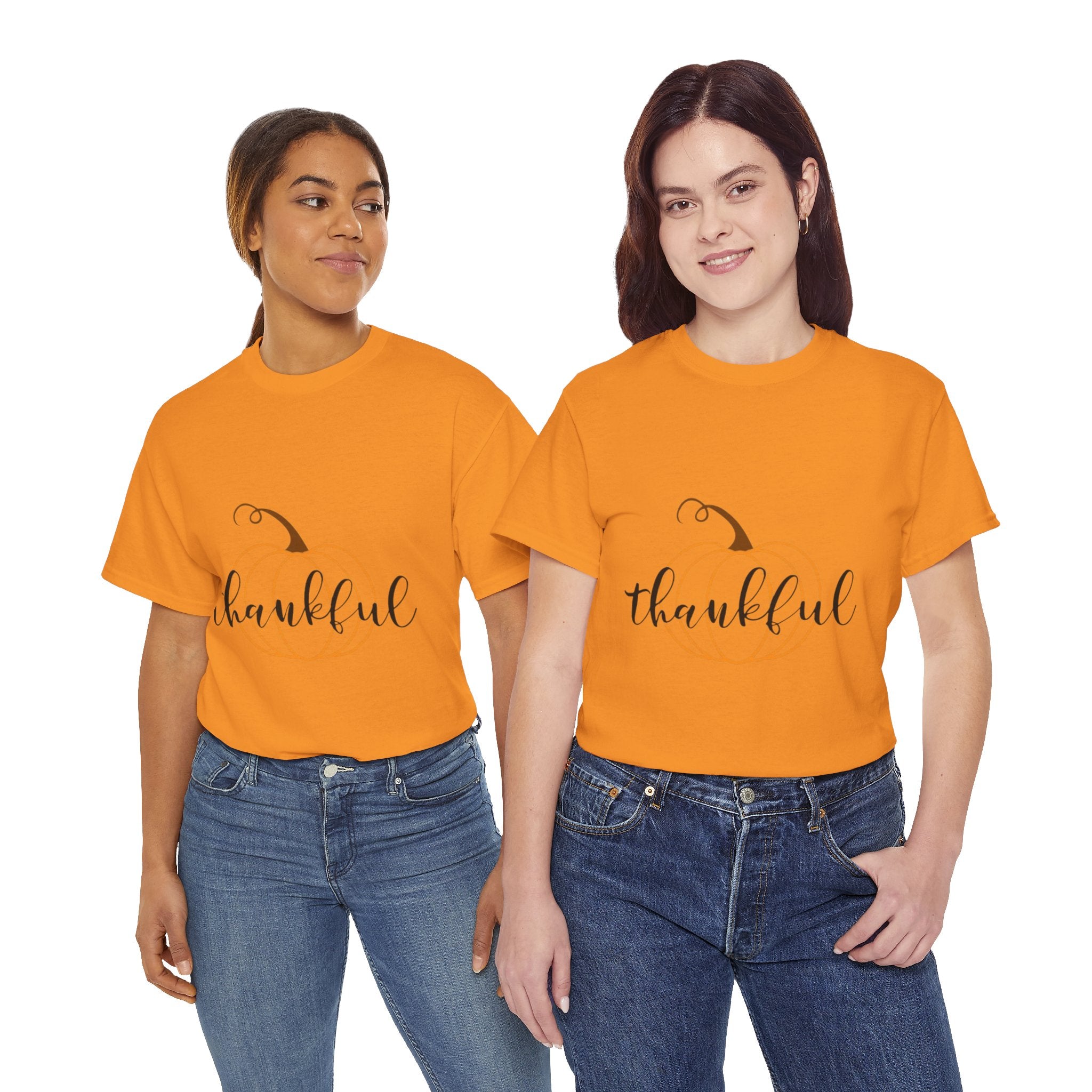 Thankful Pumpkin Unisex Heavy Cotton T-Shirt