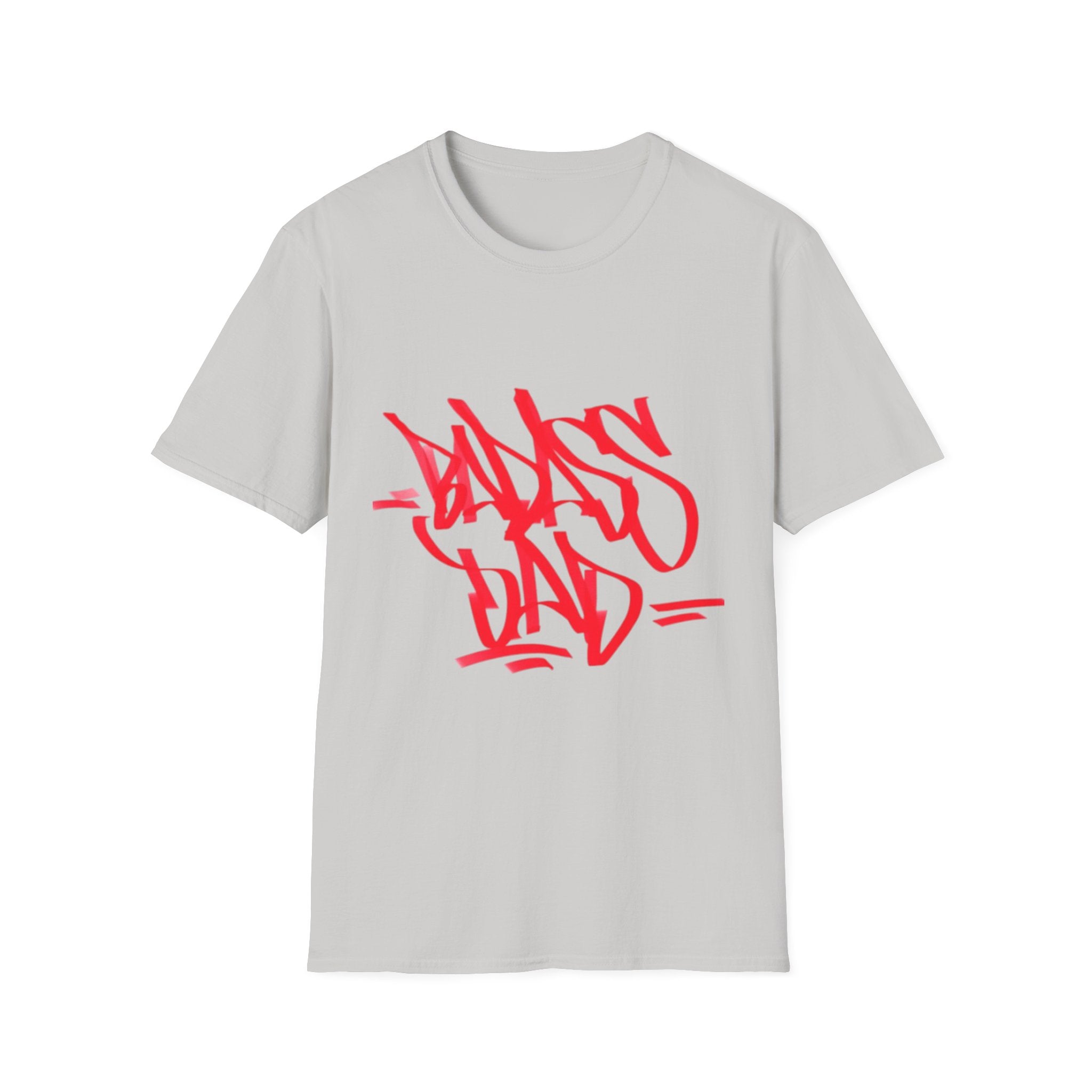 Red Graffiti Style Unisex Softstyle T-Shirt