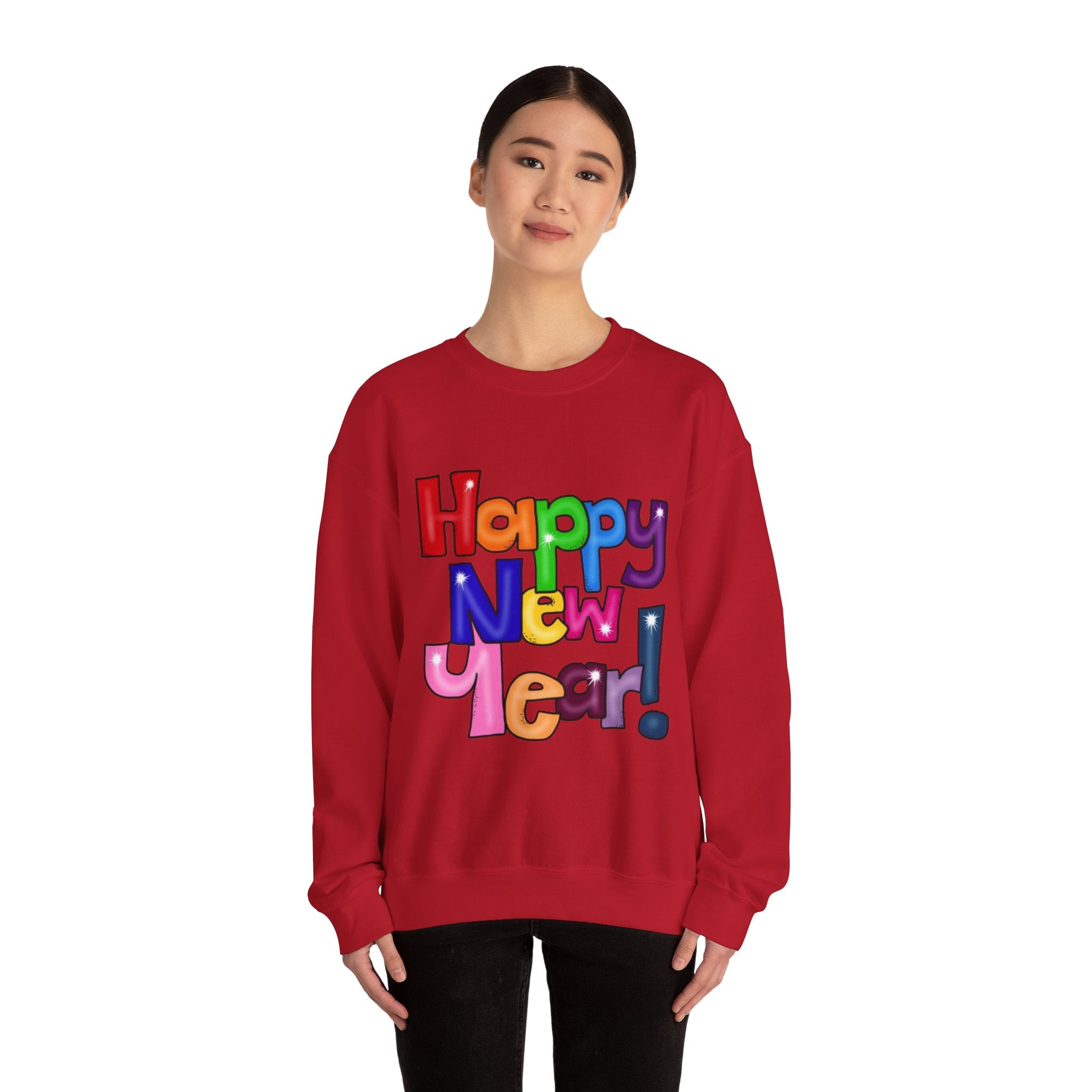 Happy New Year Unisex Heavy Blend™ Crewneck Sweatshirt