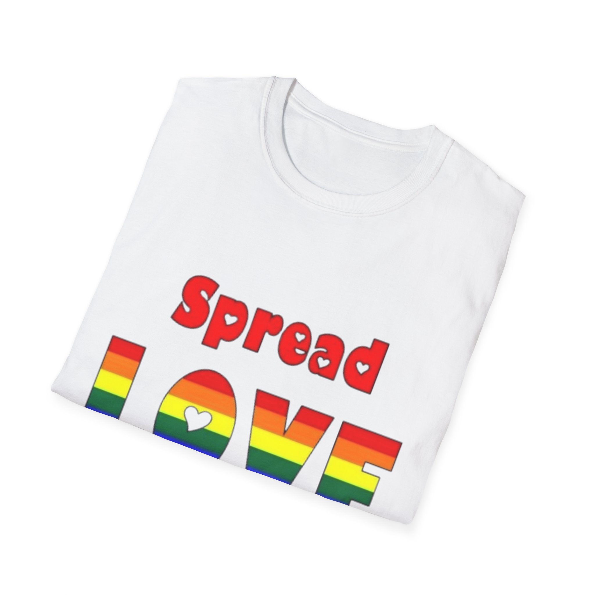 Spread Love Not Hate Unisex Softstyle T-Shirt