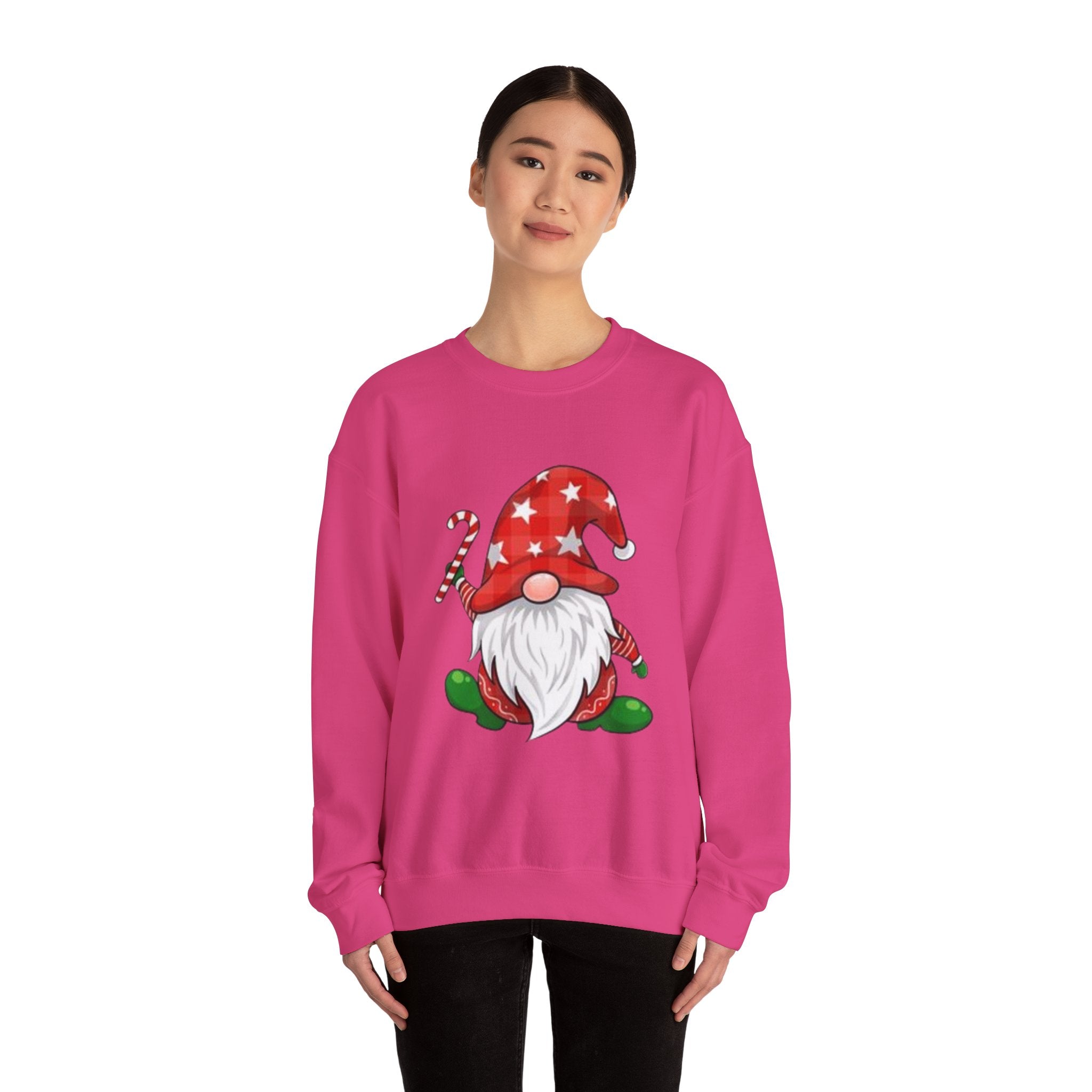 Christmas Holiday Gnome Unisex Heavy Blend™ Crewneck Sweatshirt