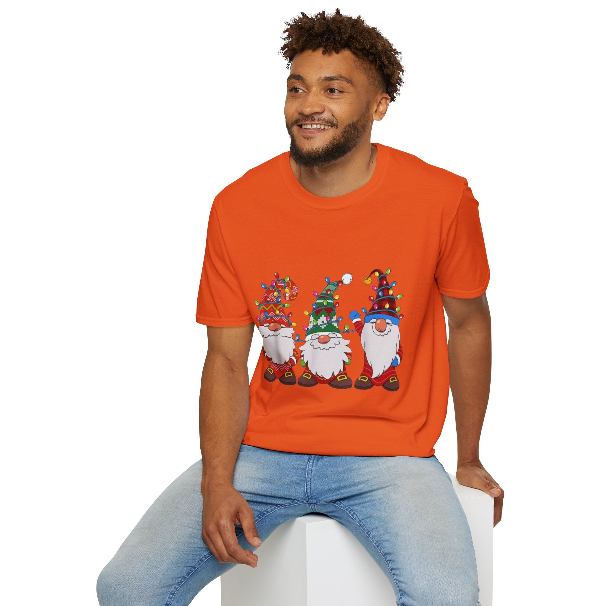Christmas Gnome Unisex Softstyle T-Shirt