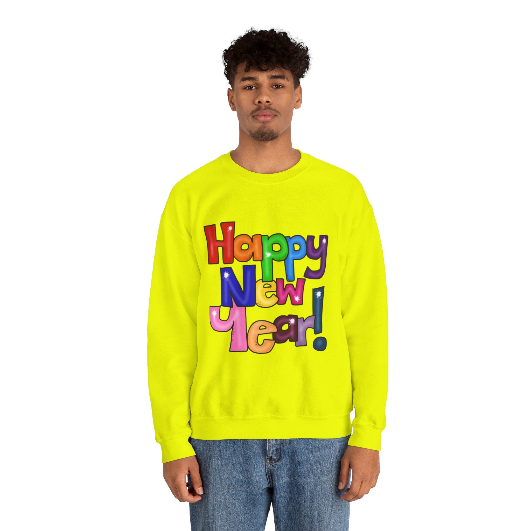 Happy New Year Unisex Heavy Blend™ Crewneck Sweatshirt