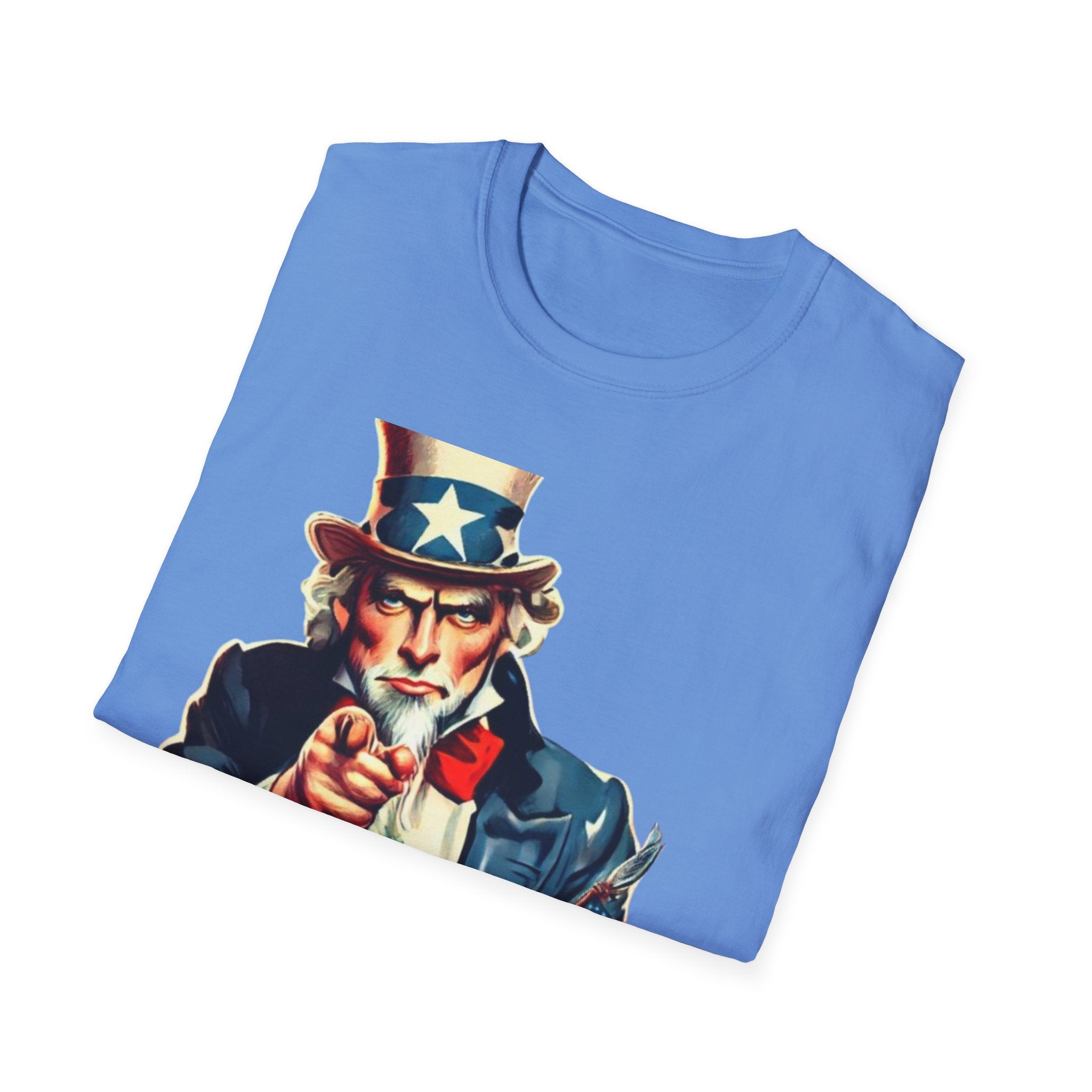 Patriotic Uncle Sam Unisex Softstyle T-Shirt