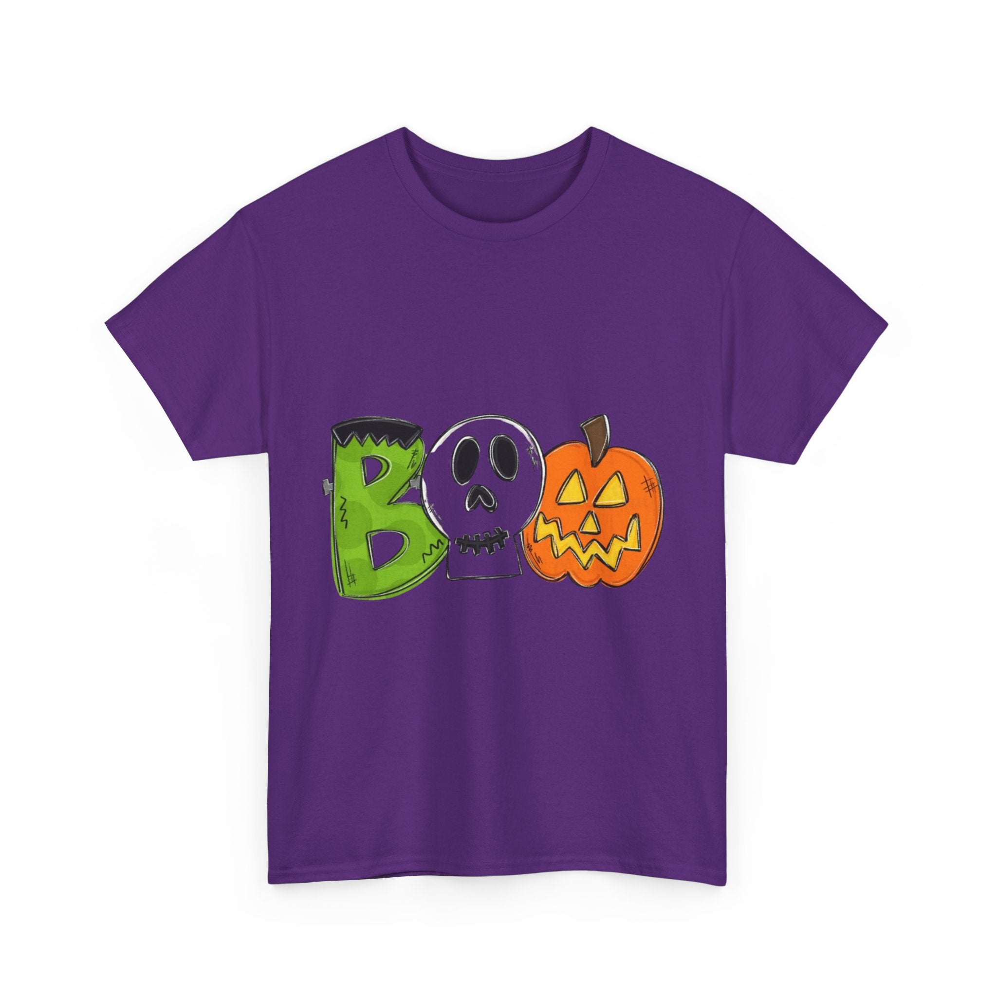 Halloween BOO Unisex Heavy Cotton T-Shirt