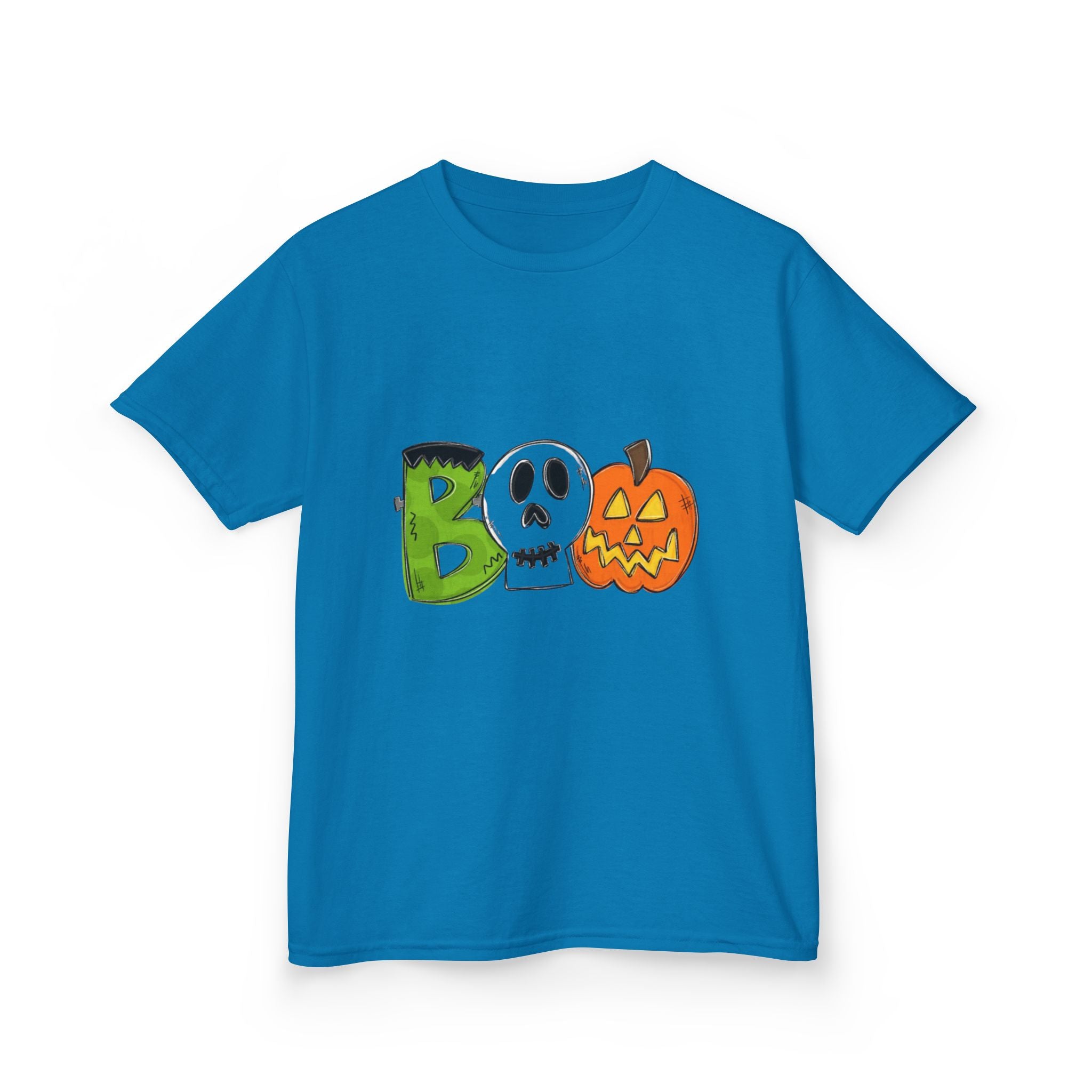 Halloween BOO Kids Short Sleeve T-Shirt
